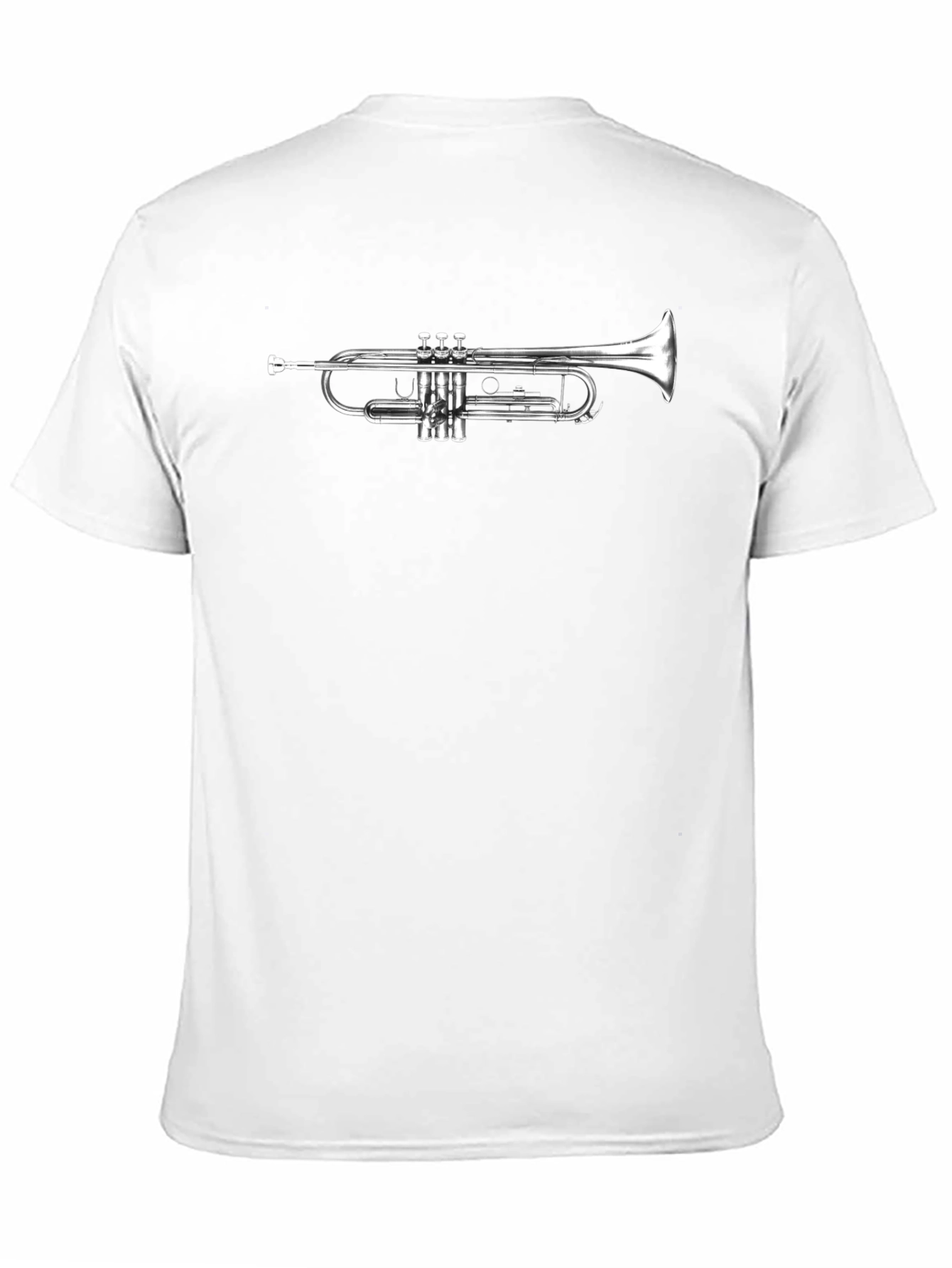 Trumpet Graphic T-Shirt - Musical Instrument Tee