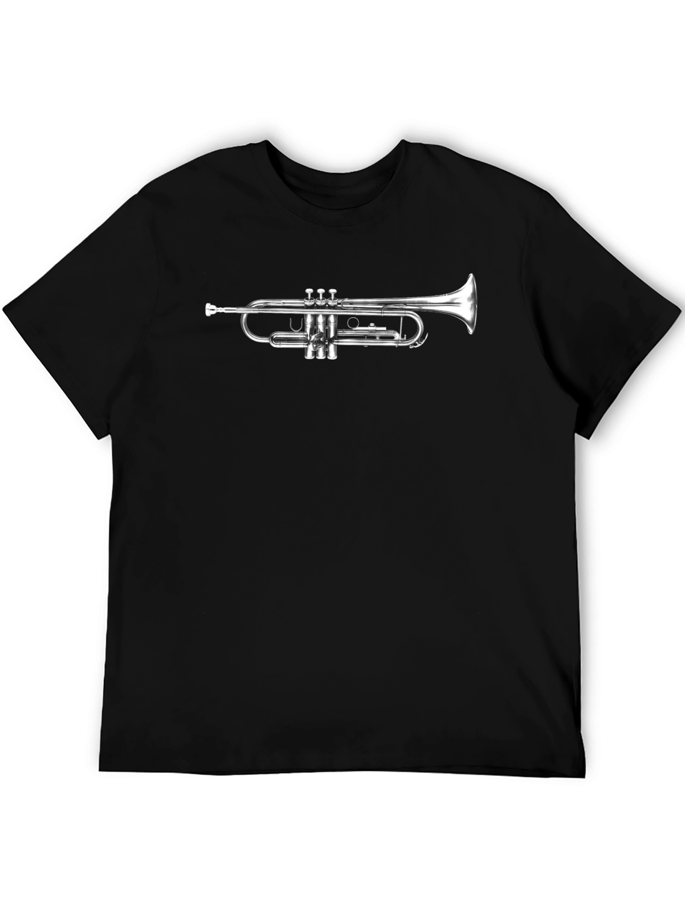 Trumpet Graphic T-Shirt - Musical Instrument Tee