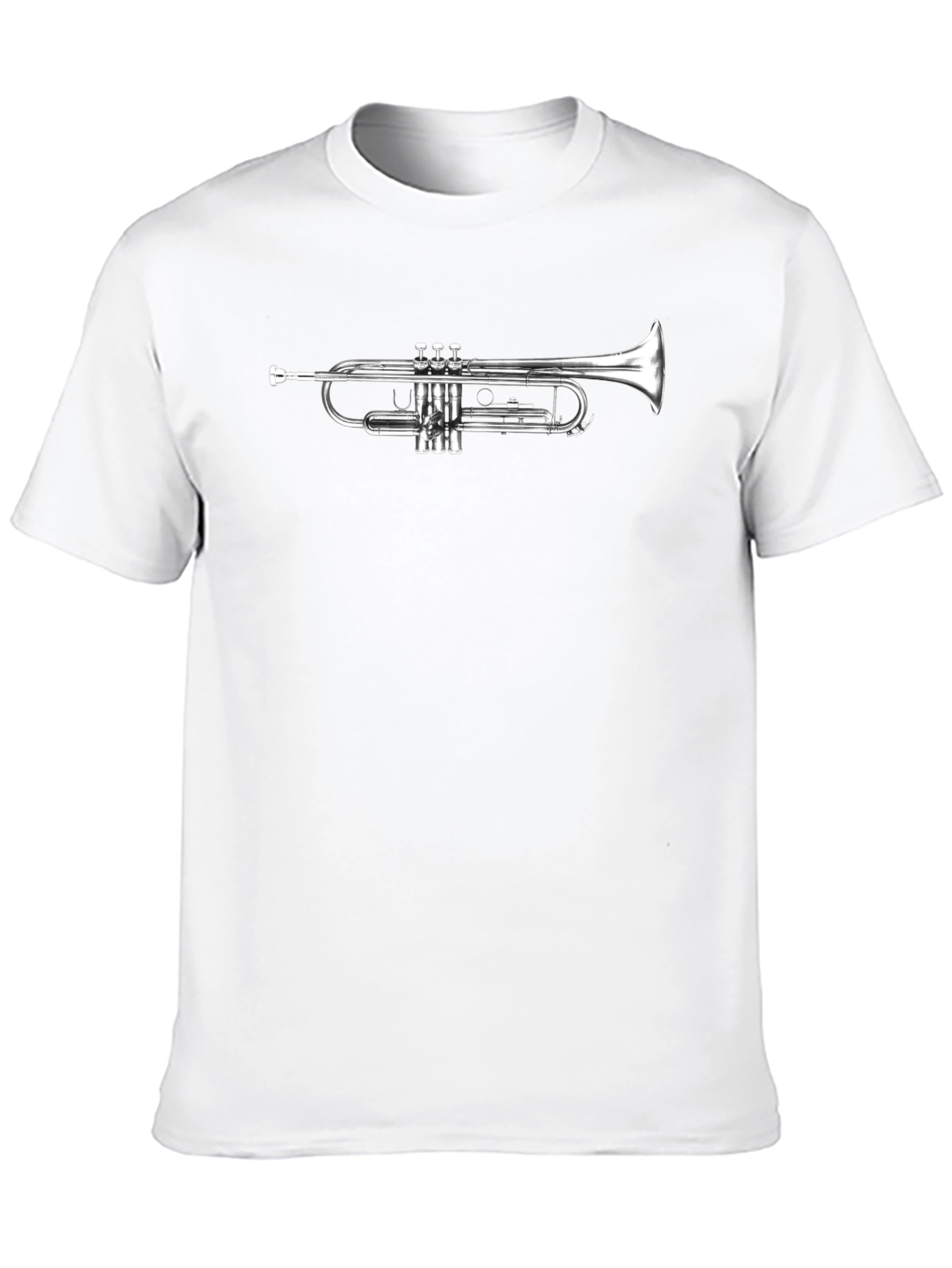 Trumpet Graphic T-Shirt - Musical Instrument Tee