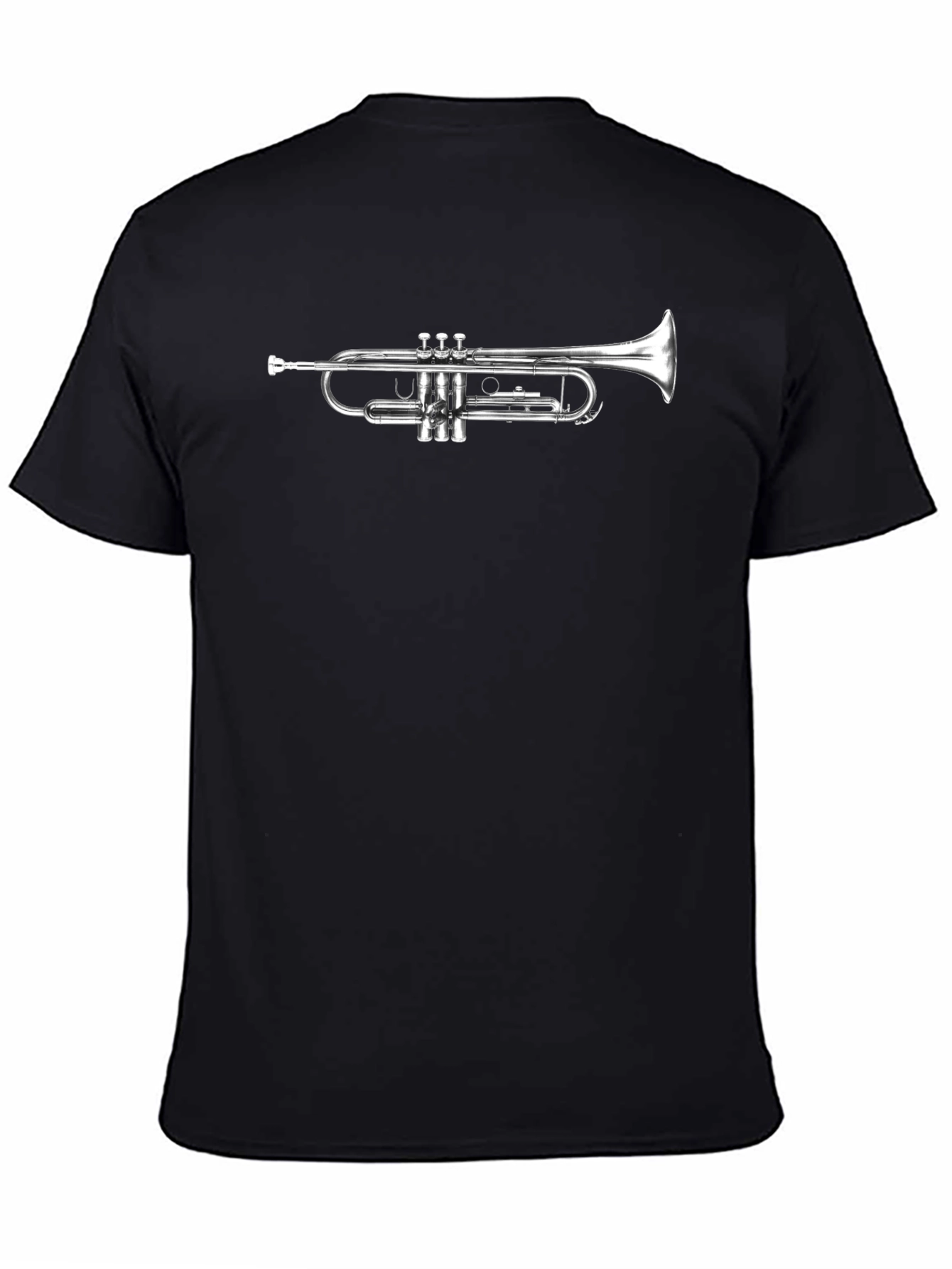 Trumpet Graphic T-Shirt - Musical Instrument Tee
