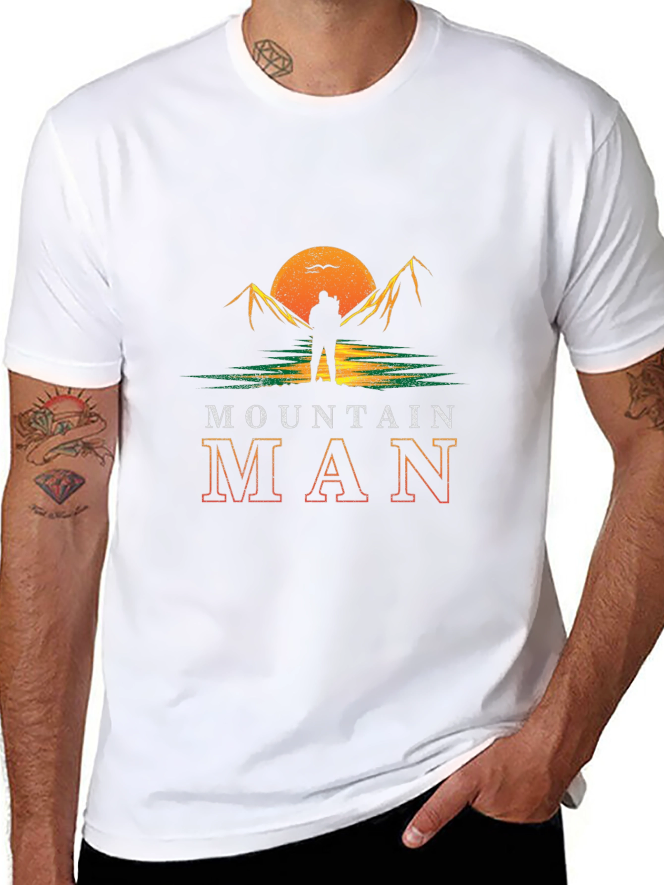 Mountain Man Graphic Tee - Adventure Awaits!