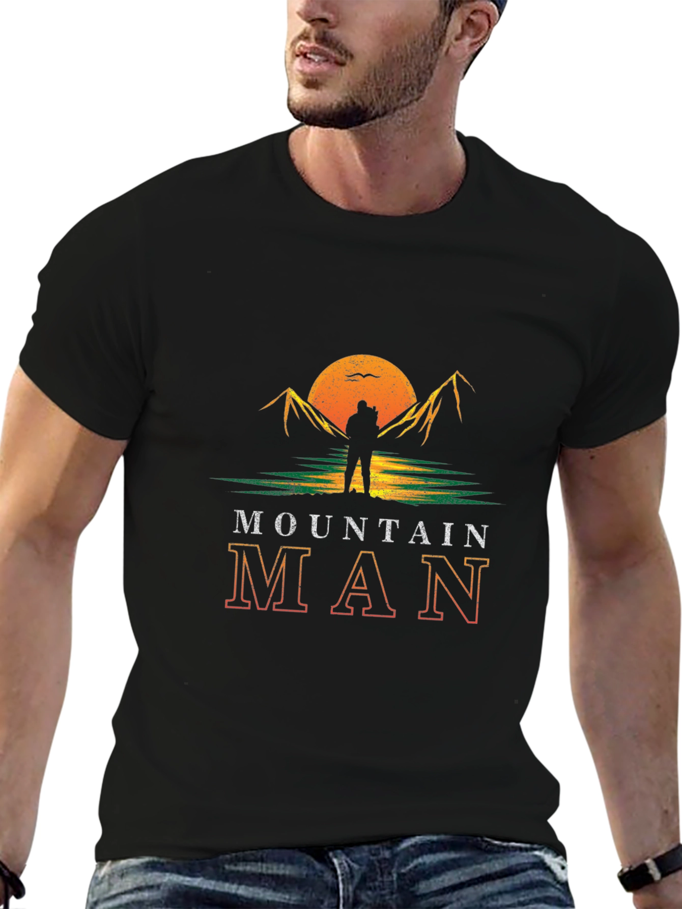 Mountain Man Graphic Tee - Adventure Awaits!
