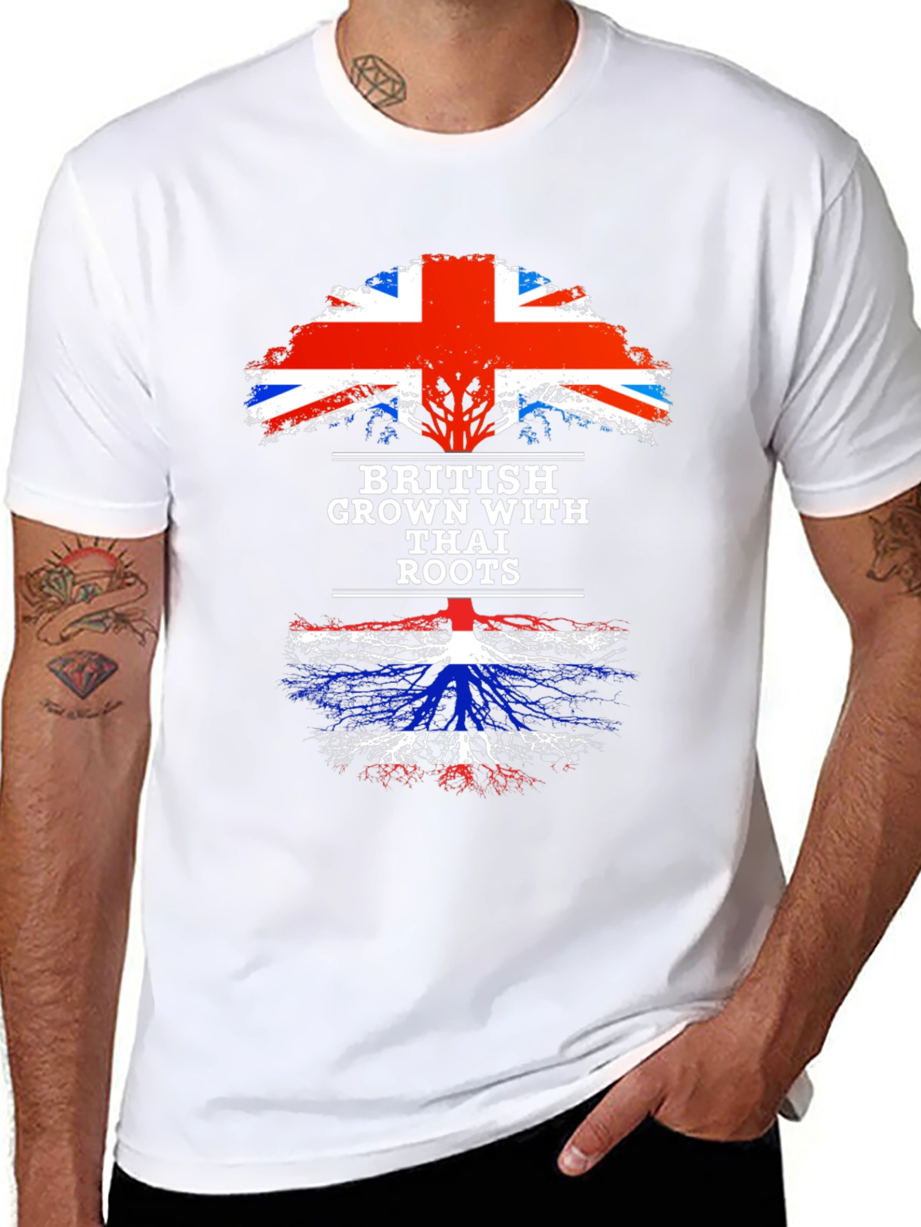 British Grown with Thai Roots T-Shirt