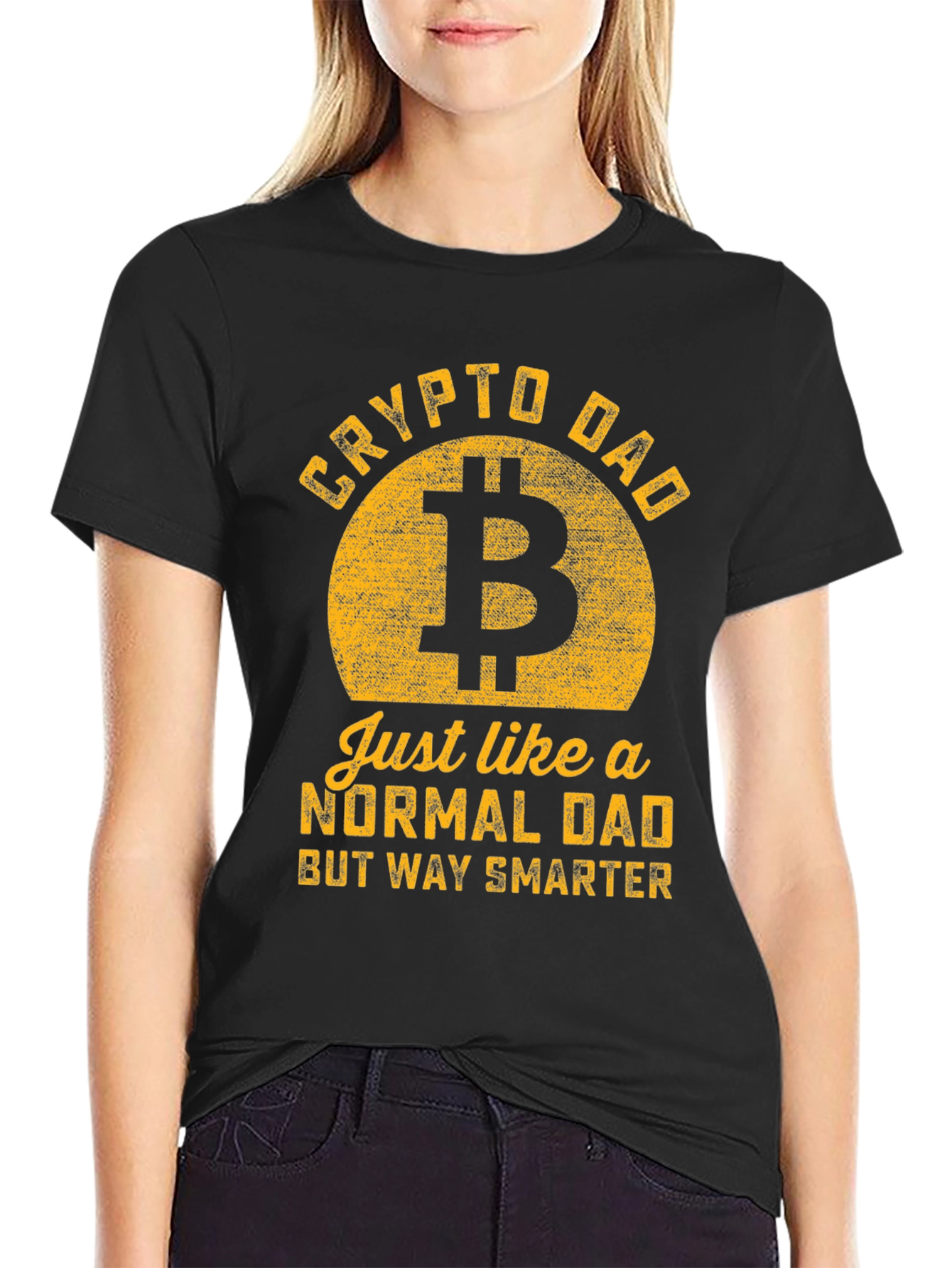 Crypto Dad T-Shirt - Bitcoin Lover Gift