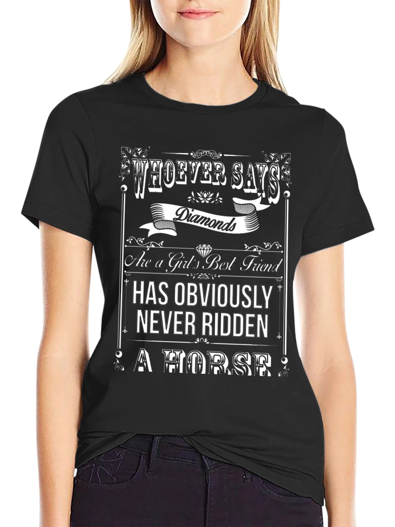 Diamonds Horse T-Shirt