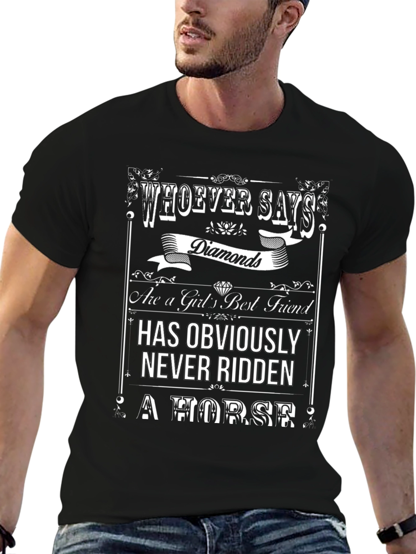 Diamonds Horse T-Shirt