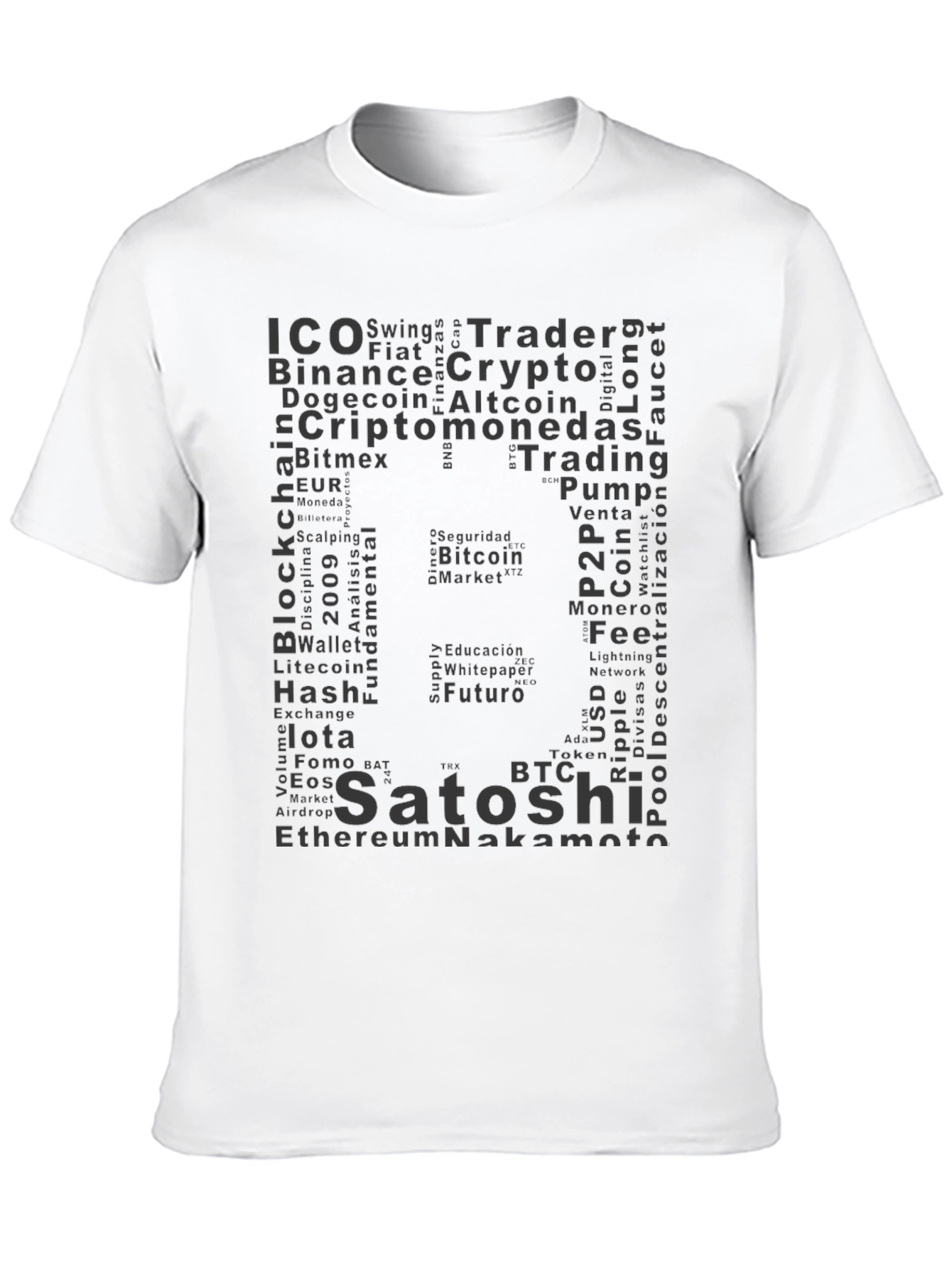 Crypto T-Shirt - Bitcoin Ethereum Satoshi