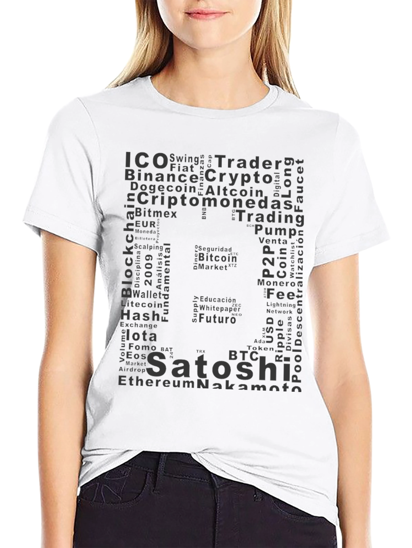 Crypto T-Shirt - Bitcoin Ethereum Satoshi