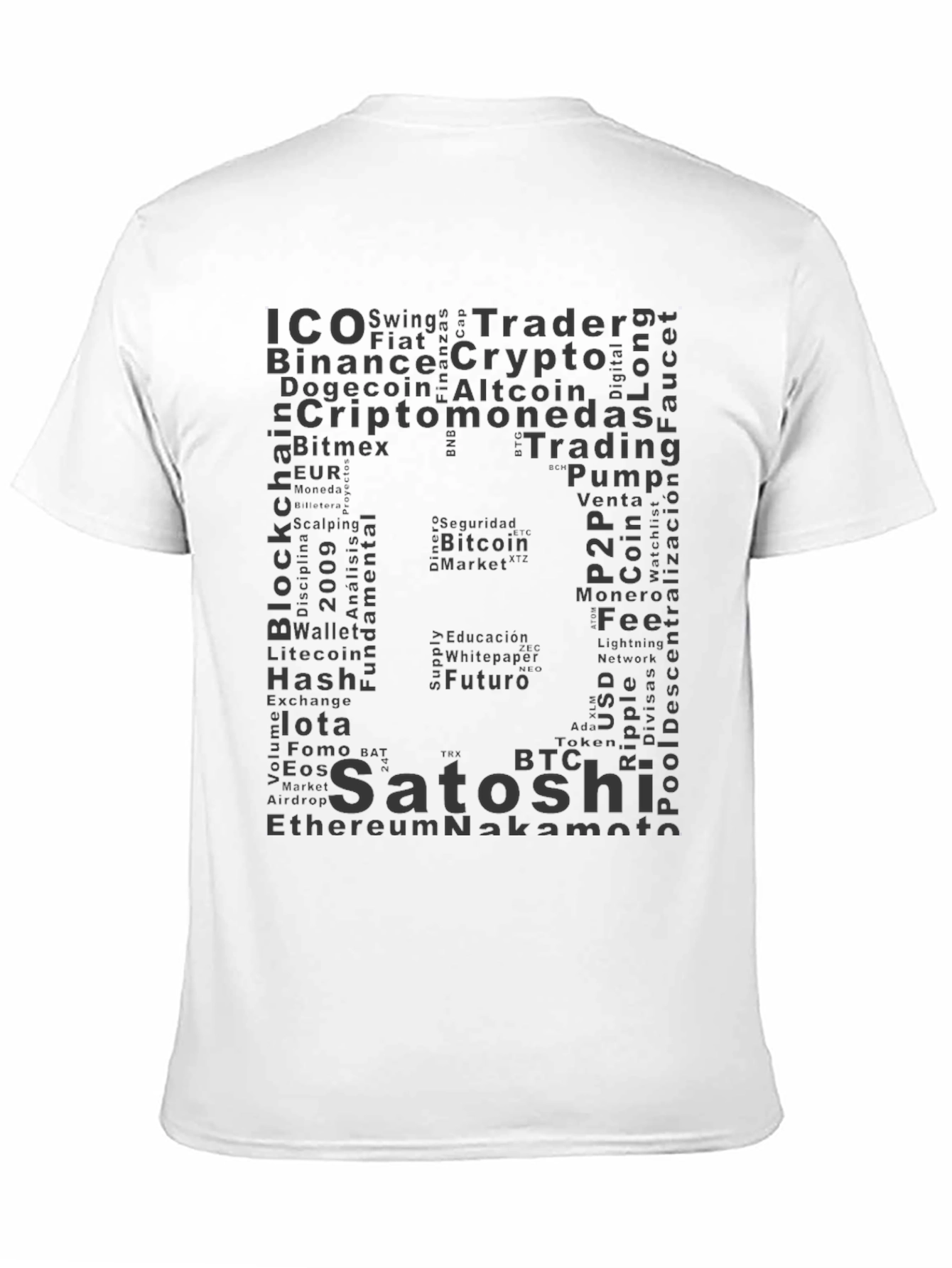 Crypto T-Shirt - Bitcoin Ethereum Satoshi