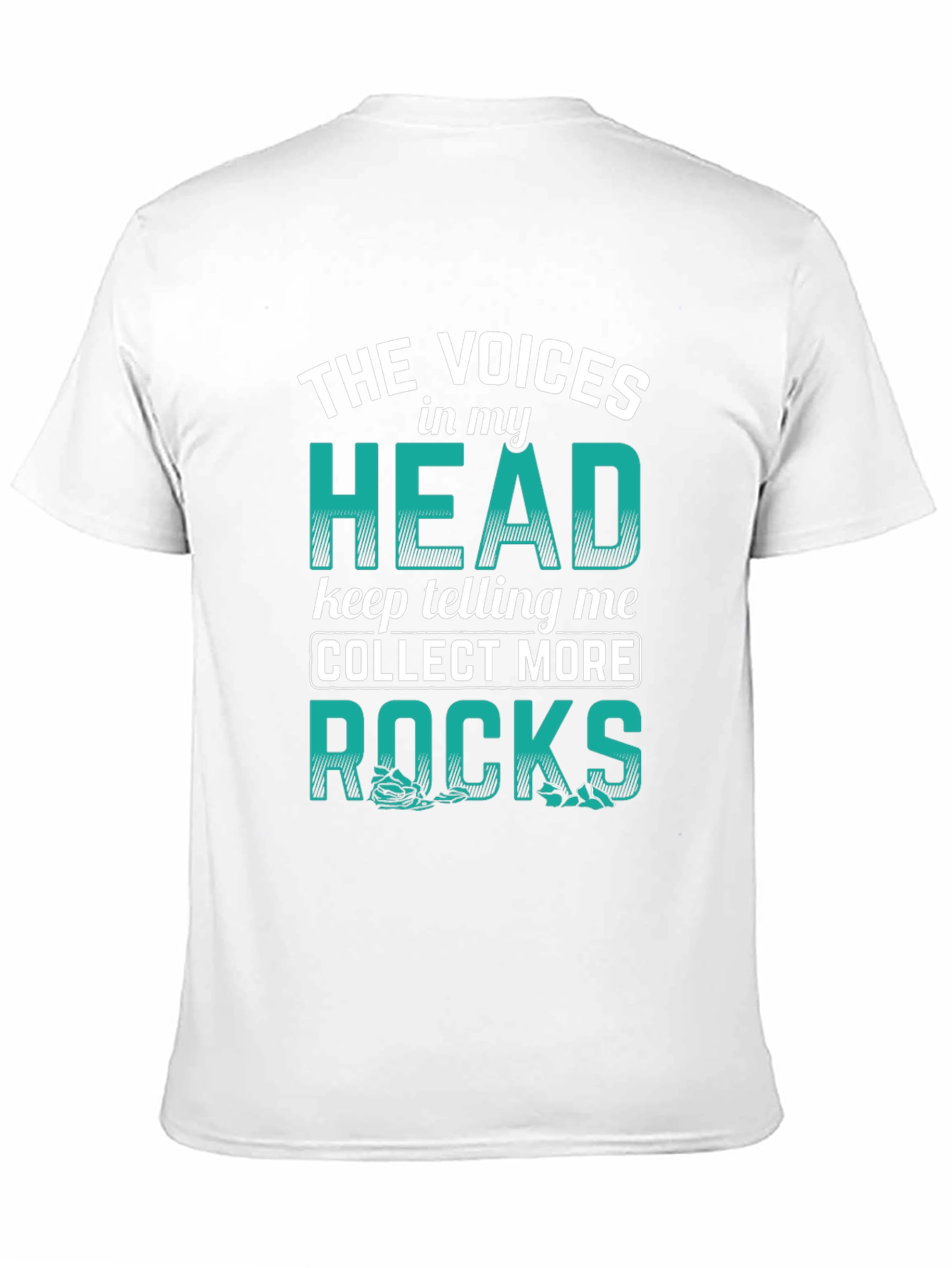 Funny Rock Collecting T-Shirt - Voices in my Head