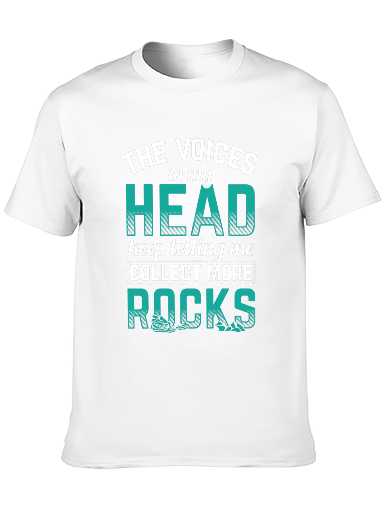 Funny Rock Collecting T-Shirt - Voices in my Head