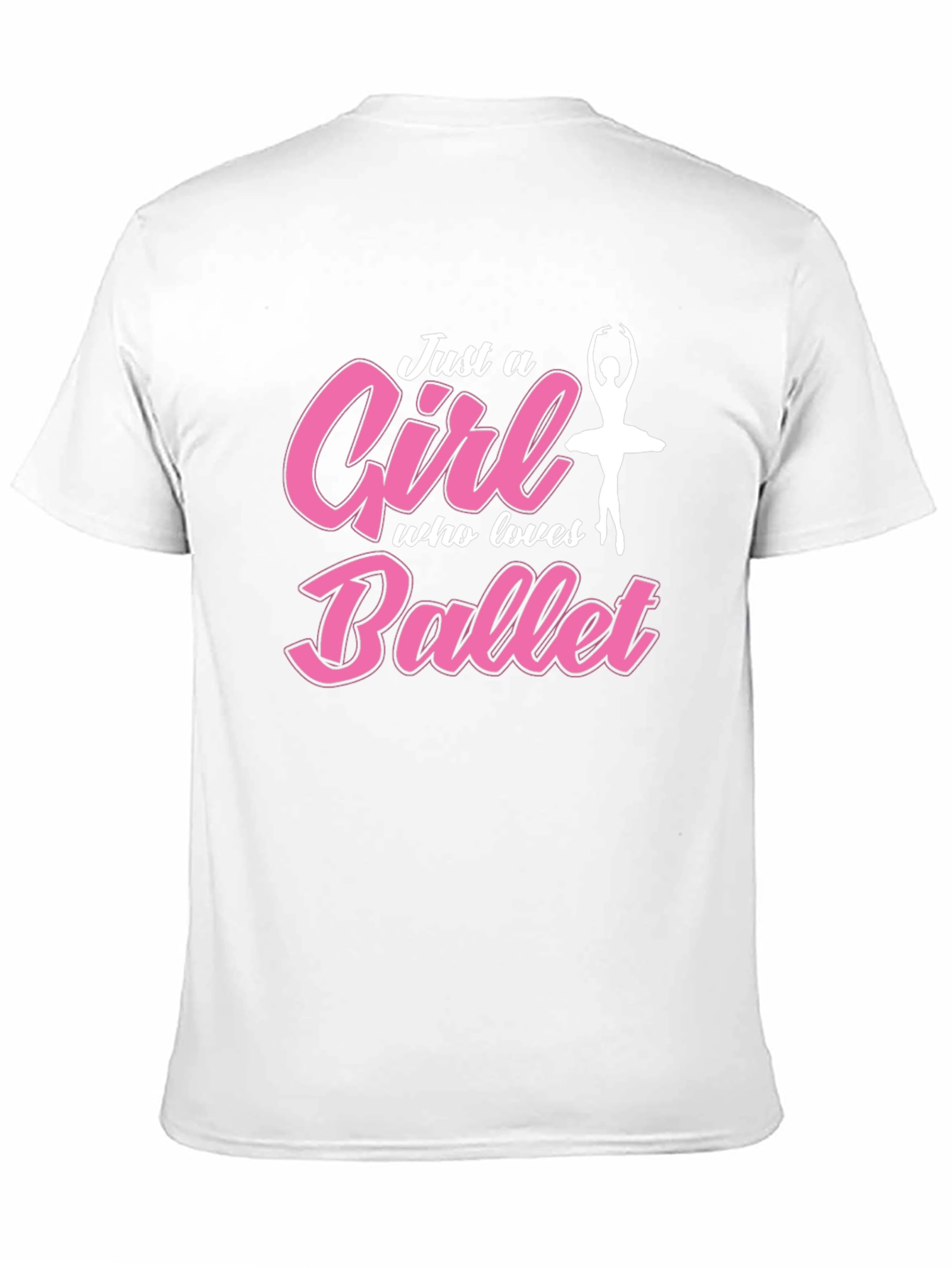 Just a Girl Who Loves Ballet Graphic T-Shirt