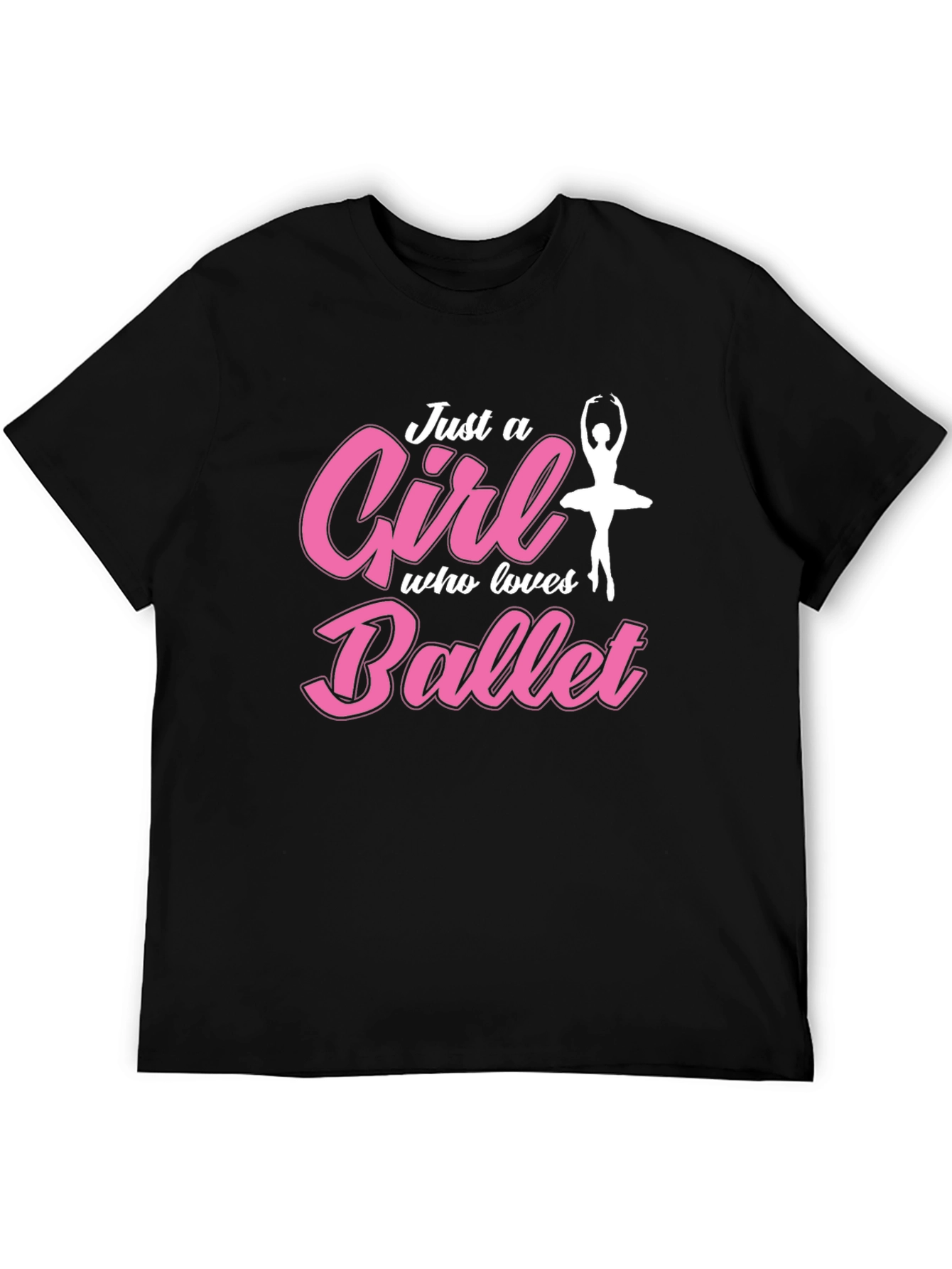 Just a Girl Who Loves Ballet Graphic T-Shirt