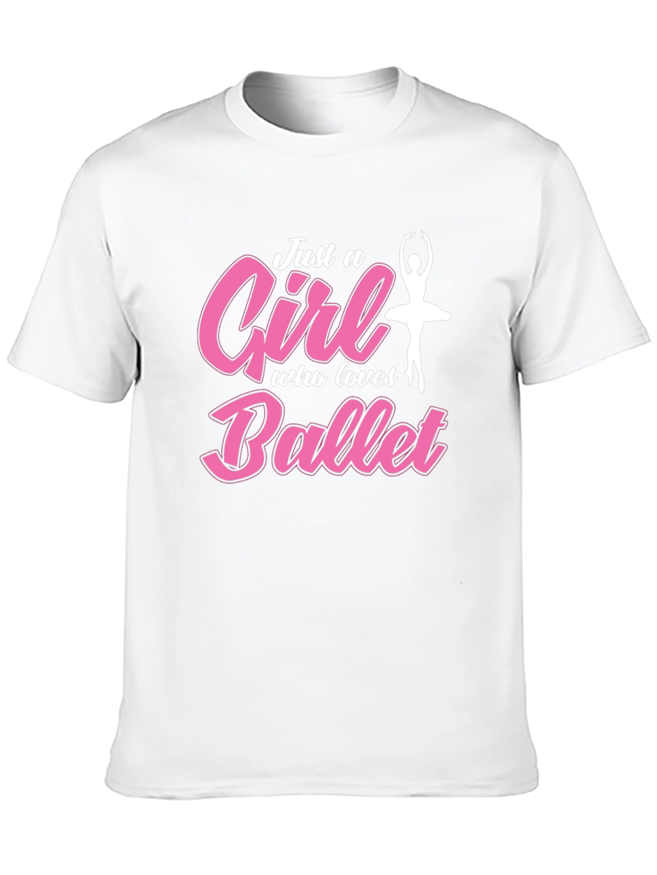 Just a Girl Who Loves Ballet Graphic T-Shirt
