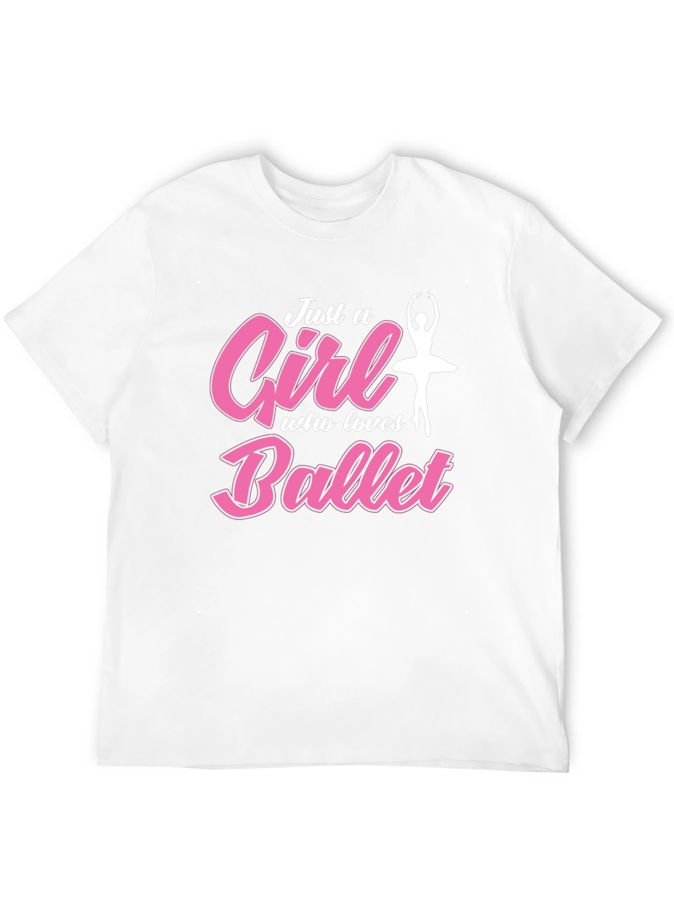Just a Girl Who Loves Ballet Graphic T-Shirt