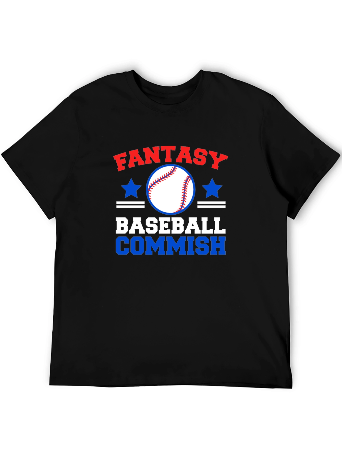 Fantasy Baseball Commish T-Shirt - Sport Fan Apparel