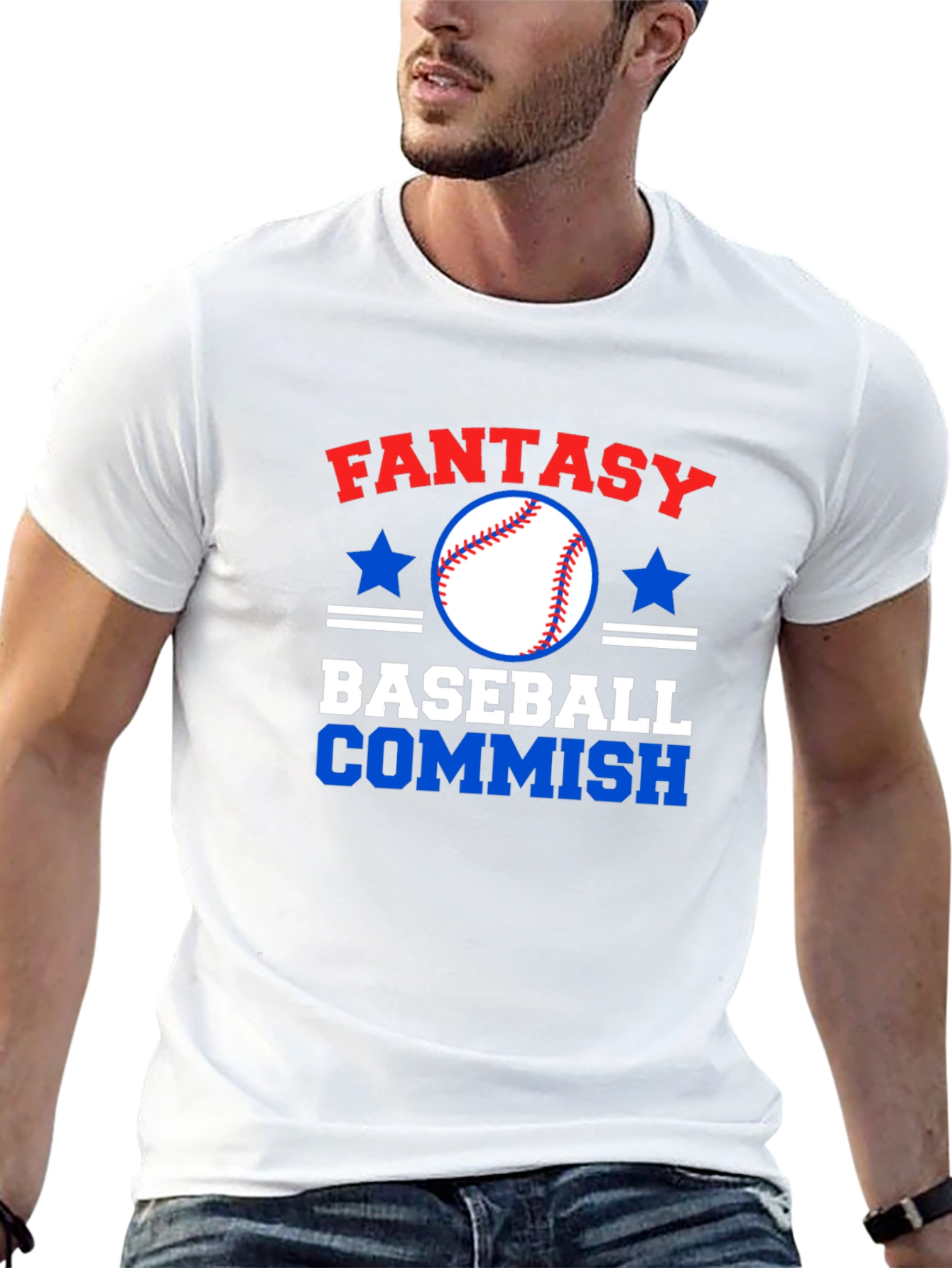 Fantasy Baseball Commish T-Shirt - Sport Fan Apparel