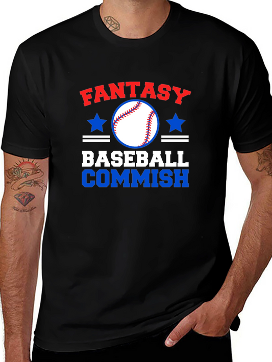 Fantasy Baseball Commish T-Shirt - Sport Fan Apparel