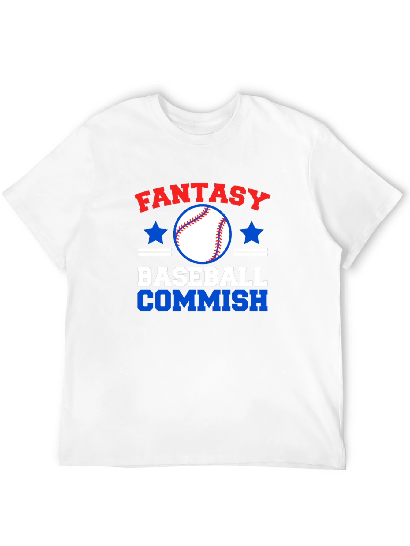 Fantasy Baseball Commish T-Shirt - Sport Fan Apparel