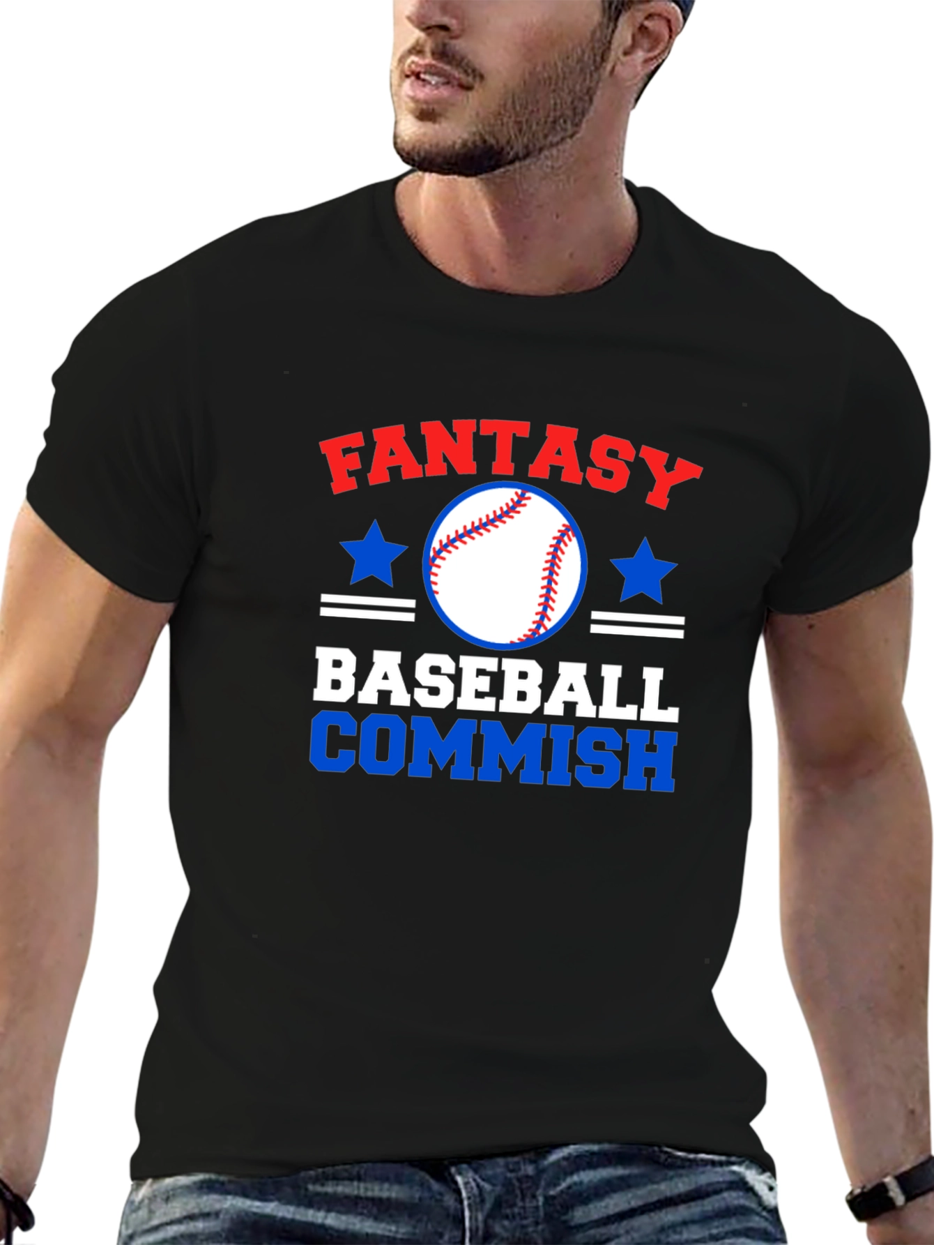Fantasy Baseball Commish T-Shirt - Sport Fan Apparel