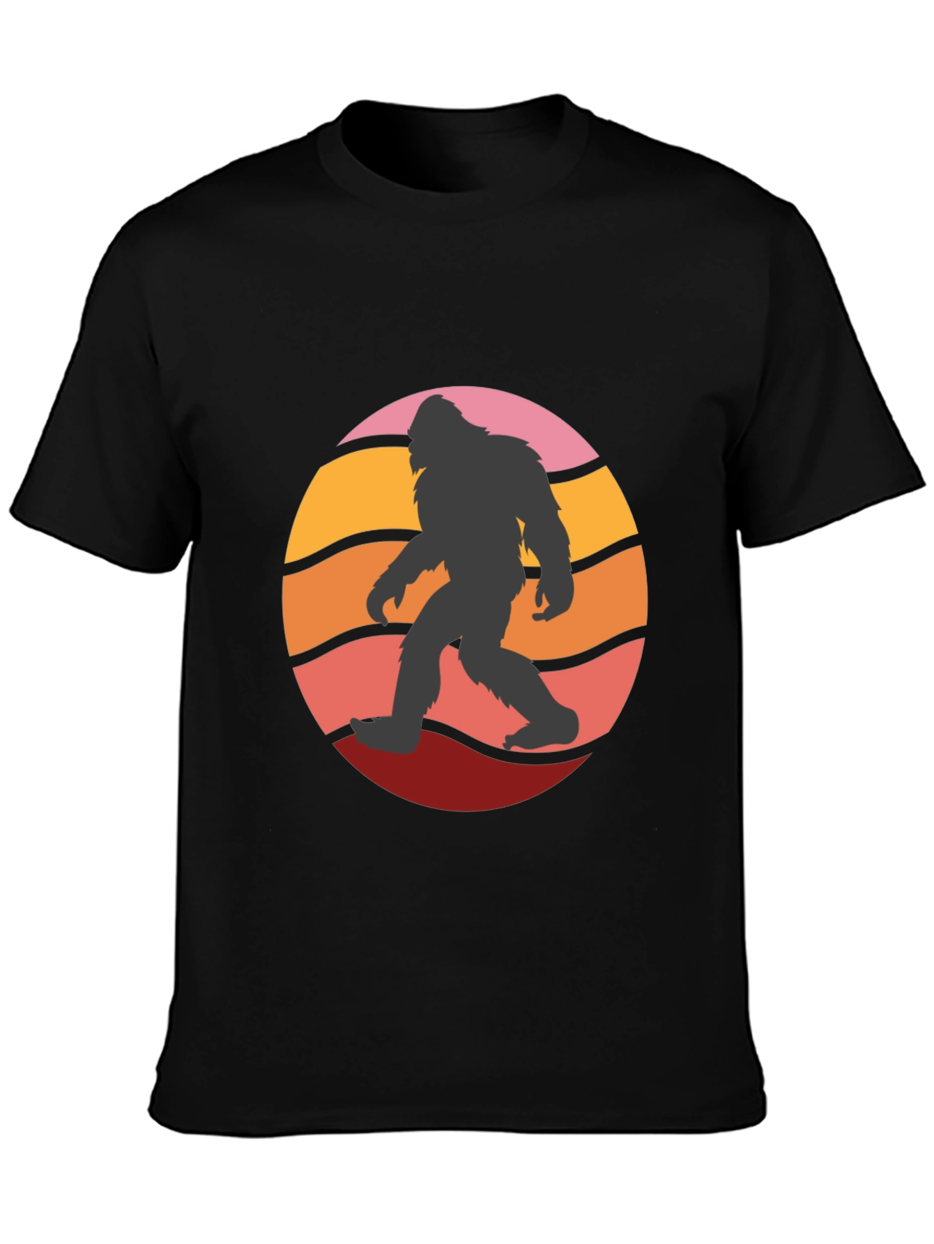 Bigfoot Sunset Graphic Tee - Black