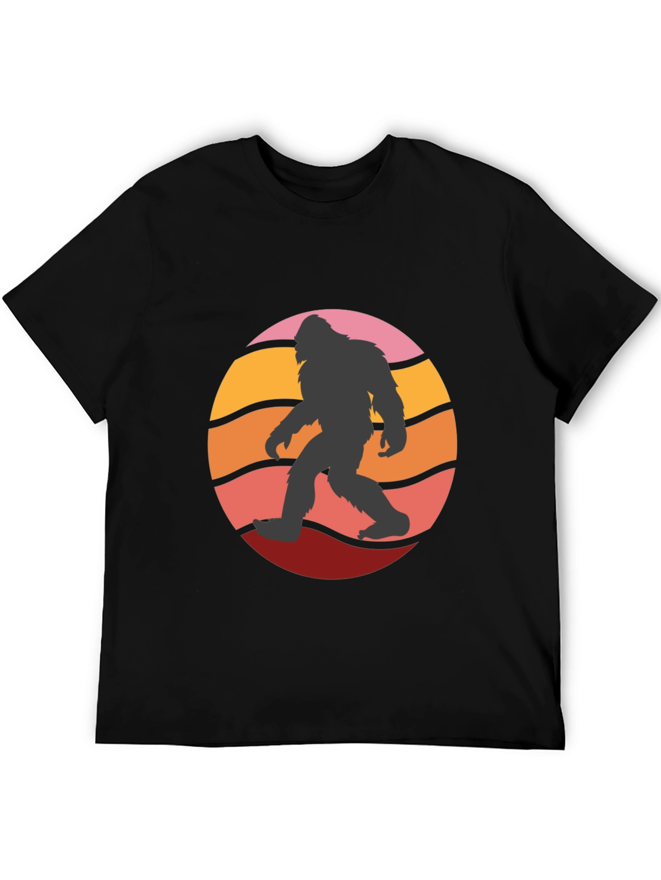 Bigfoot Sunset Graphic Tee - Black