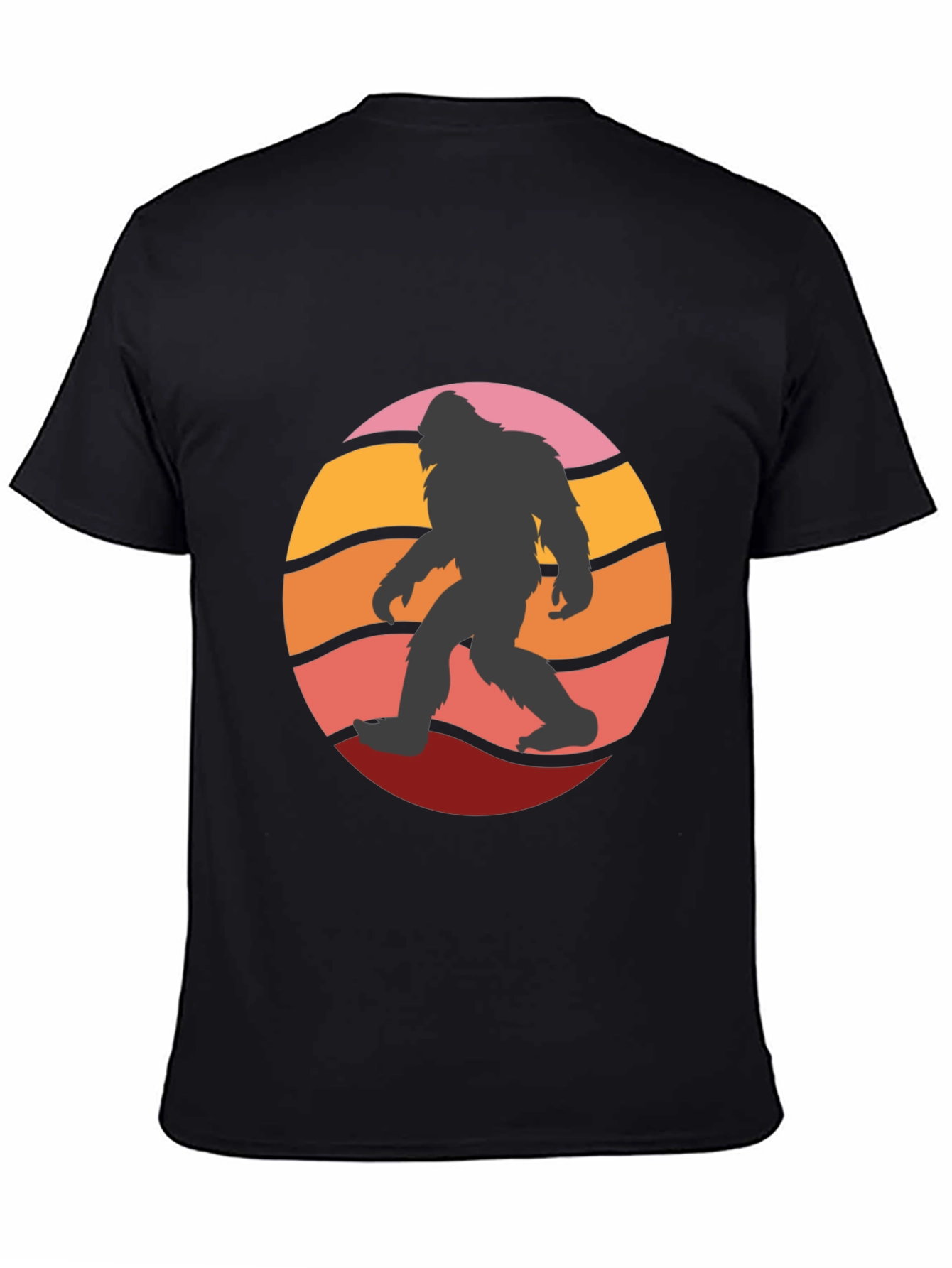 Bigfoot Sunset Graphic Tee - Black