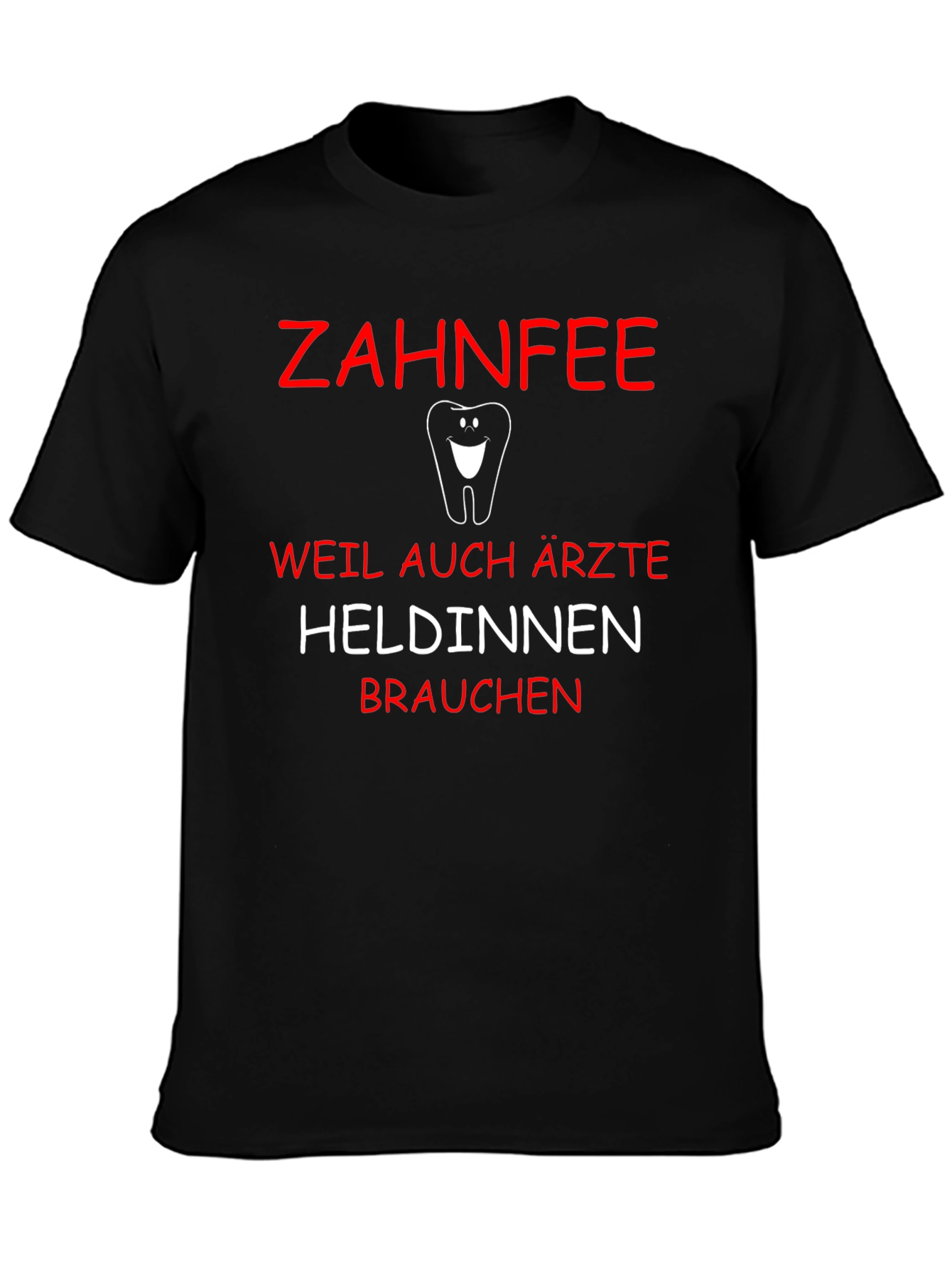 Zahnfee Hero T-Shirt Dental Fairy Dentist Funny Tee