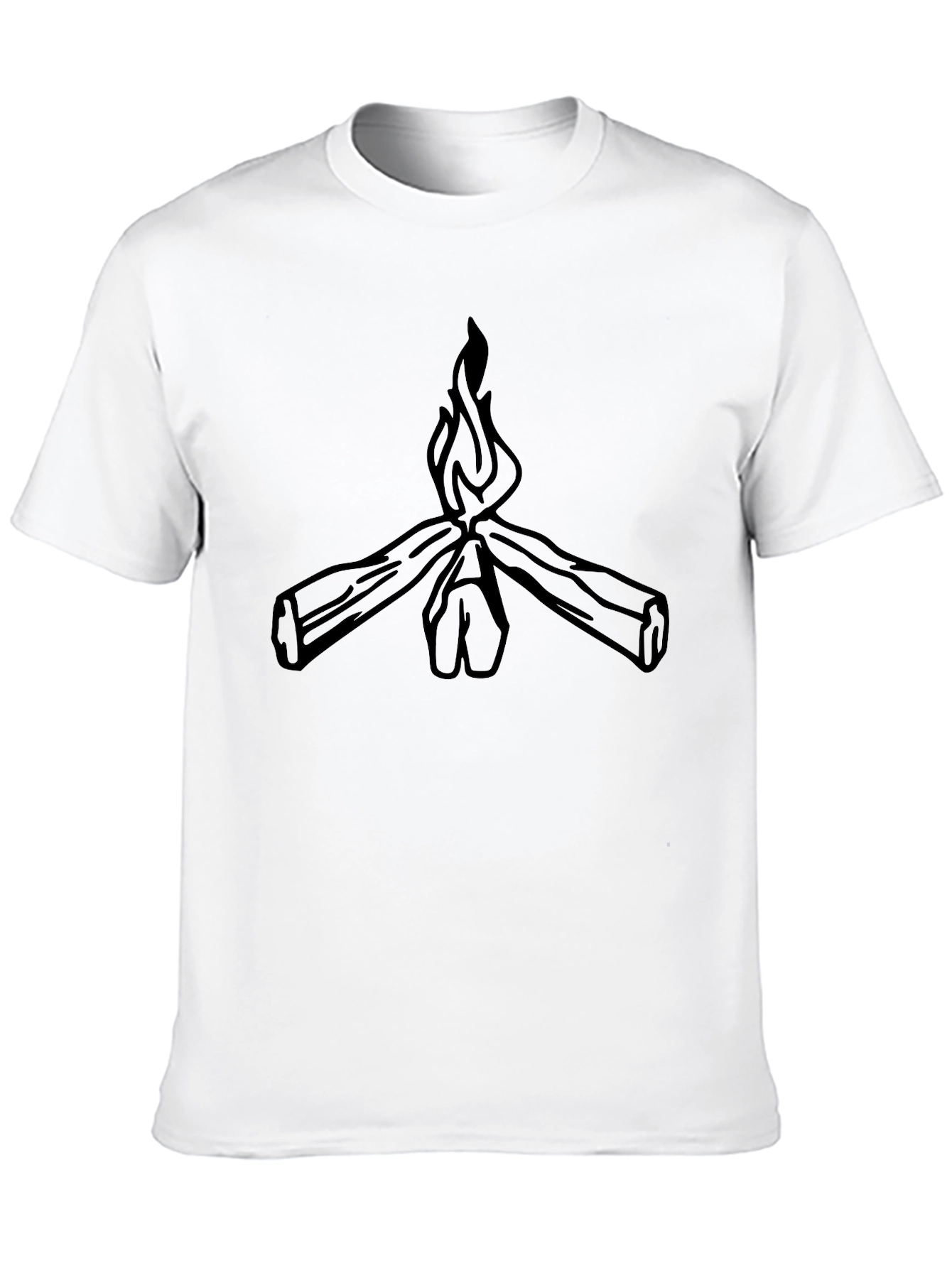 Bonfire Graphic Tee - Classic Black