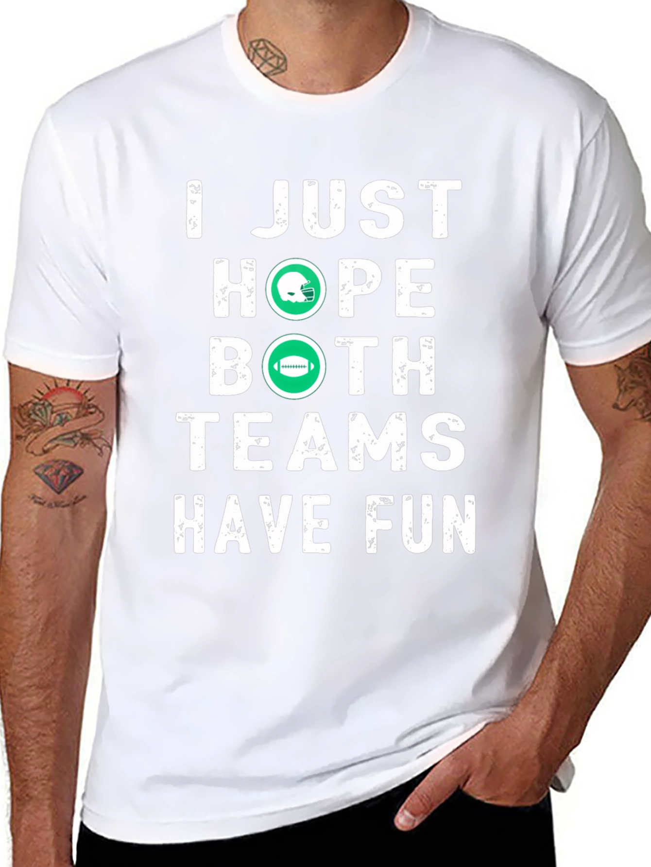 Funny Football T-Shirt - Hope Both Teams Have Fun