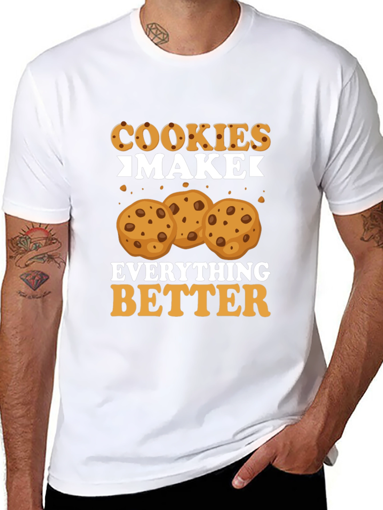 Cookies Make Everything Better - Black Tee