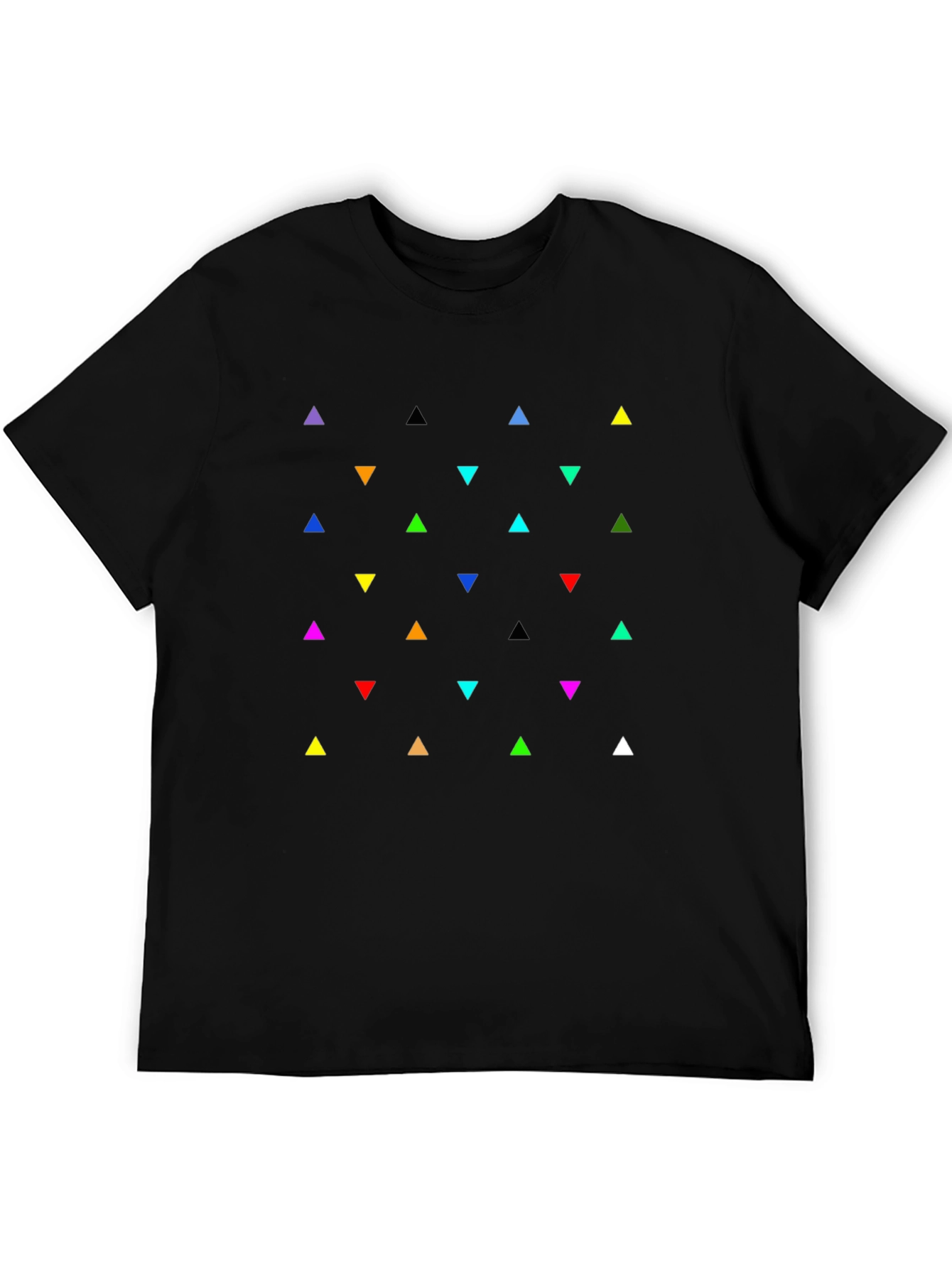 Funky Geometric Triangle Pattern Tee