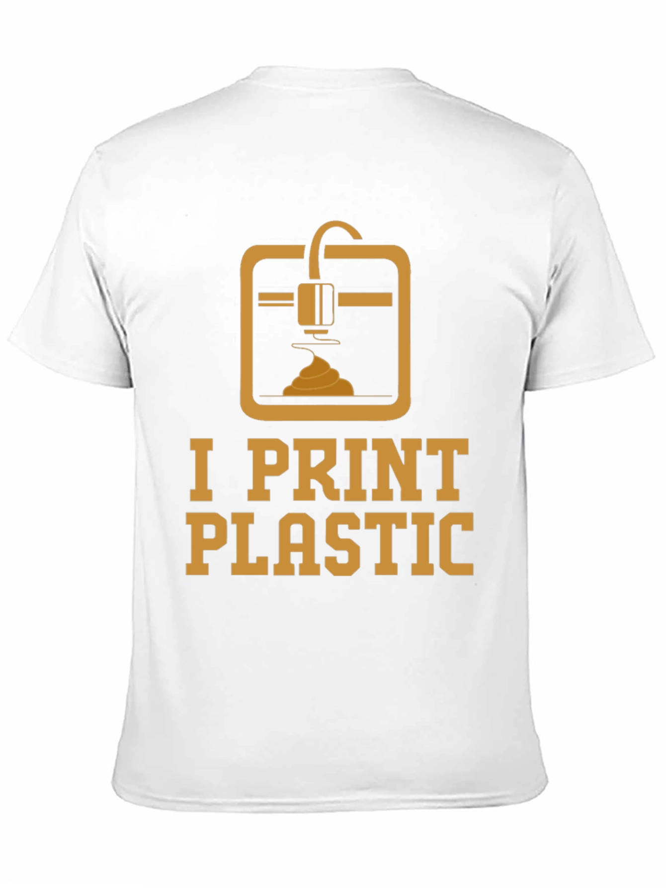 I Print Plastic Graphic T-Shirt