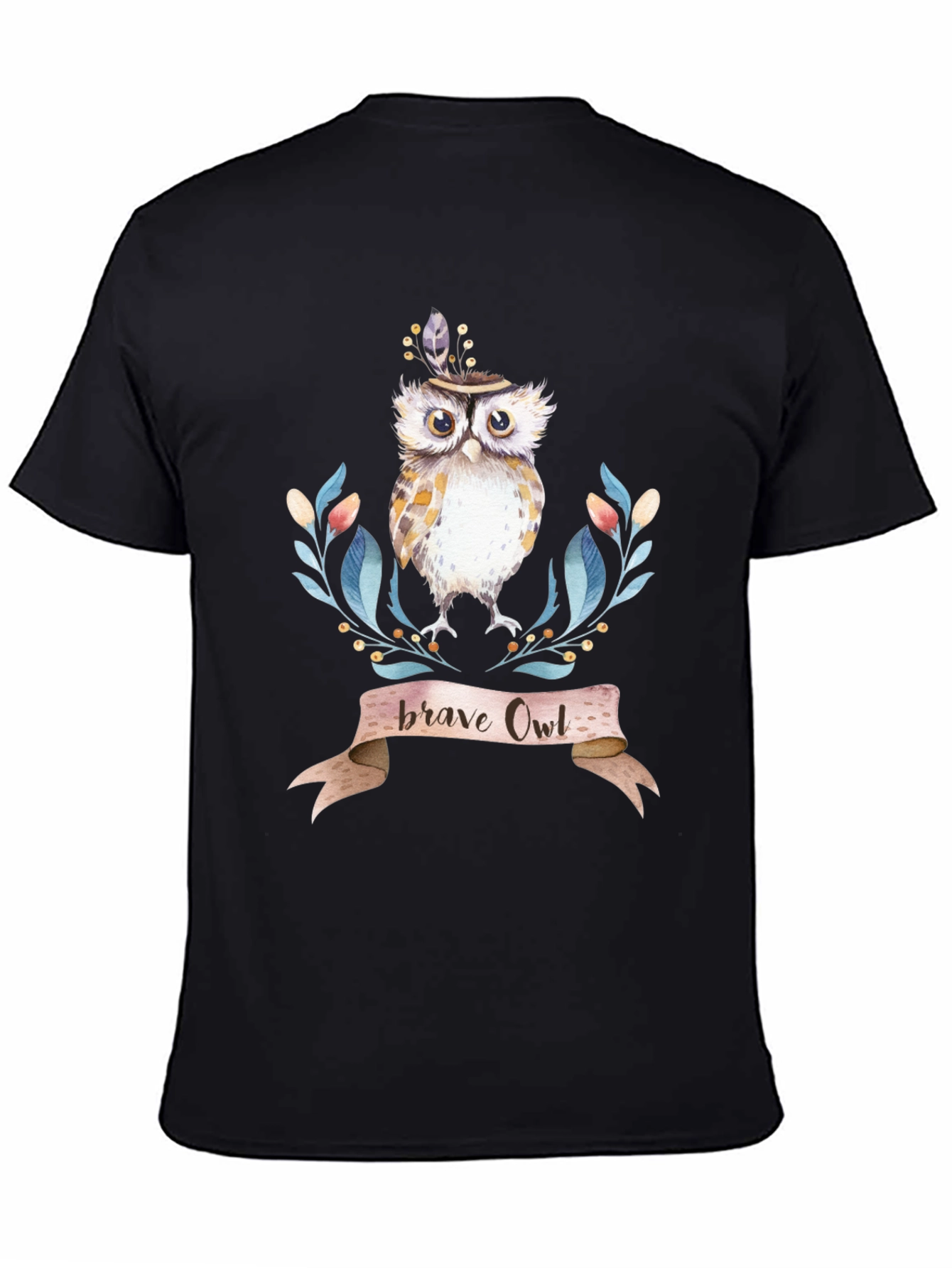 Brave Owl T-Shirt - Bohemian Style