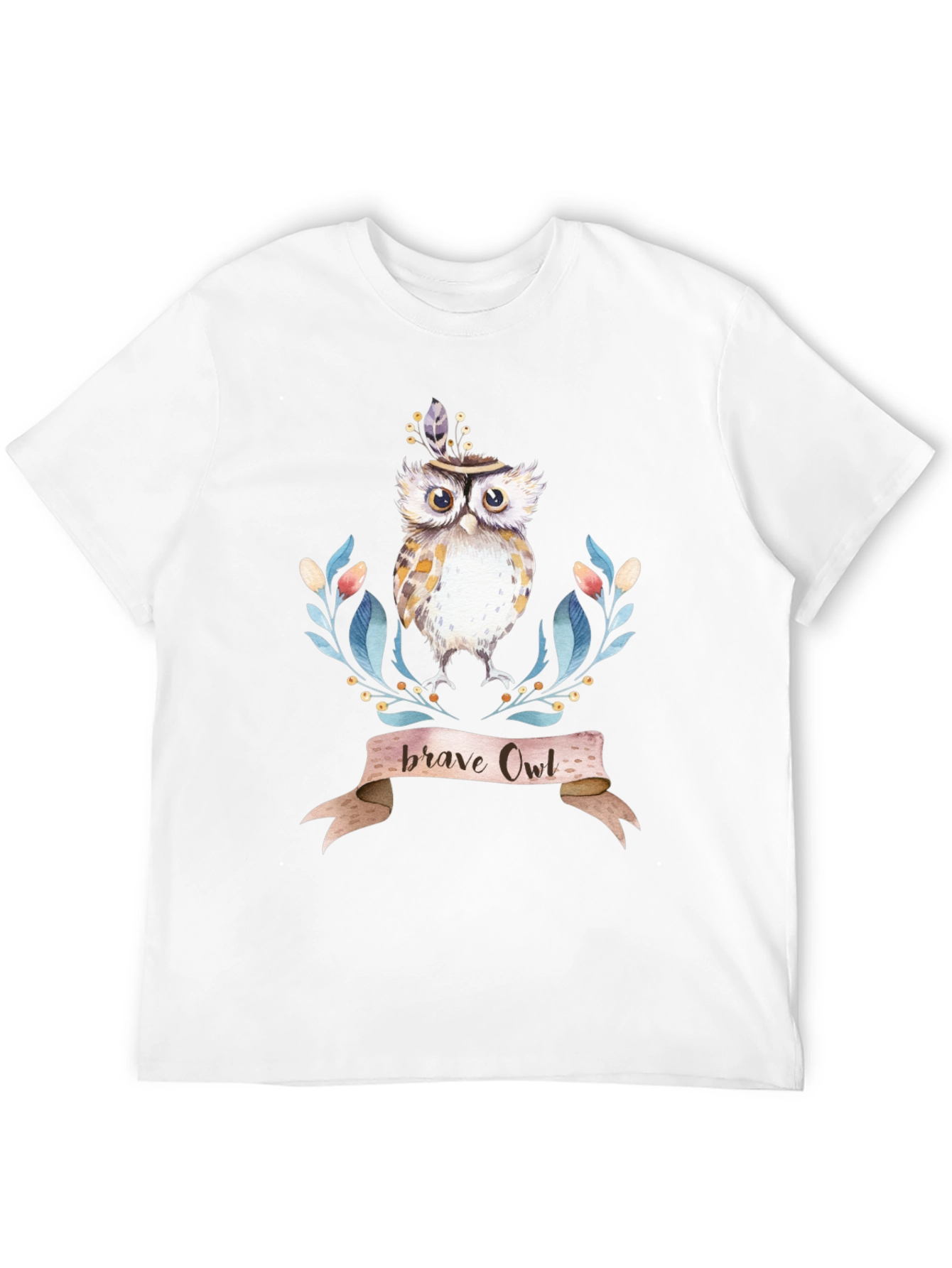 Brave Owl T-Shirt - Bohemian Style