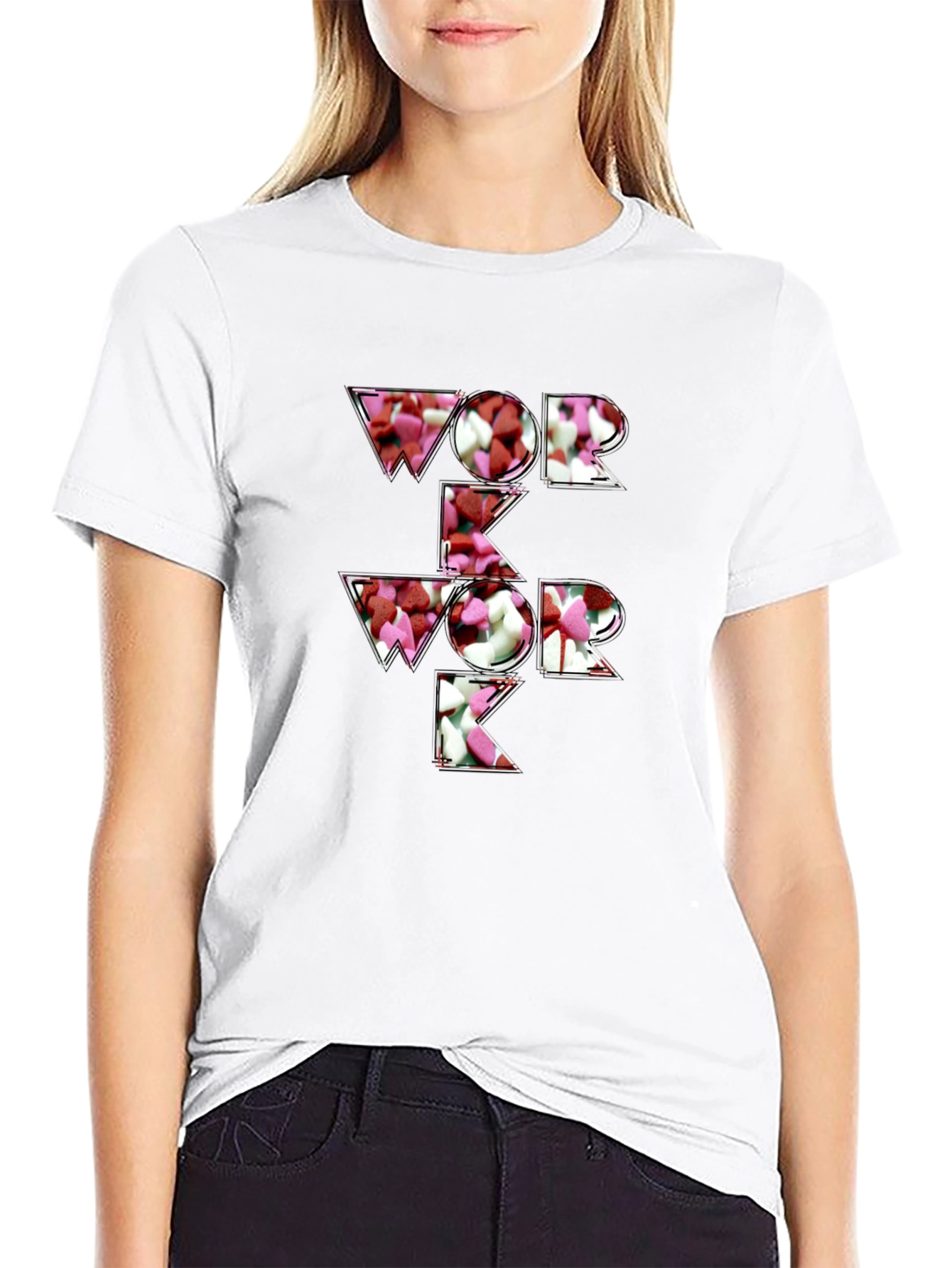 Work Candy Heart T-Shirt