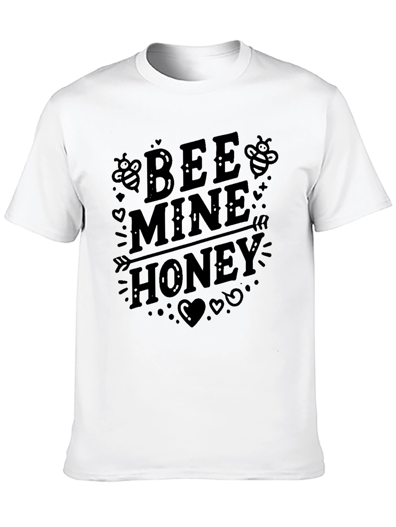 Bee Mine Honey Valentines Day Graphic Tee