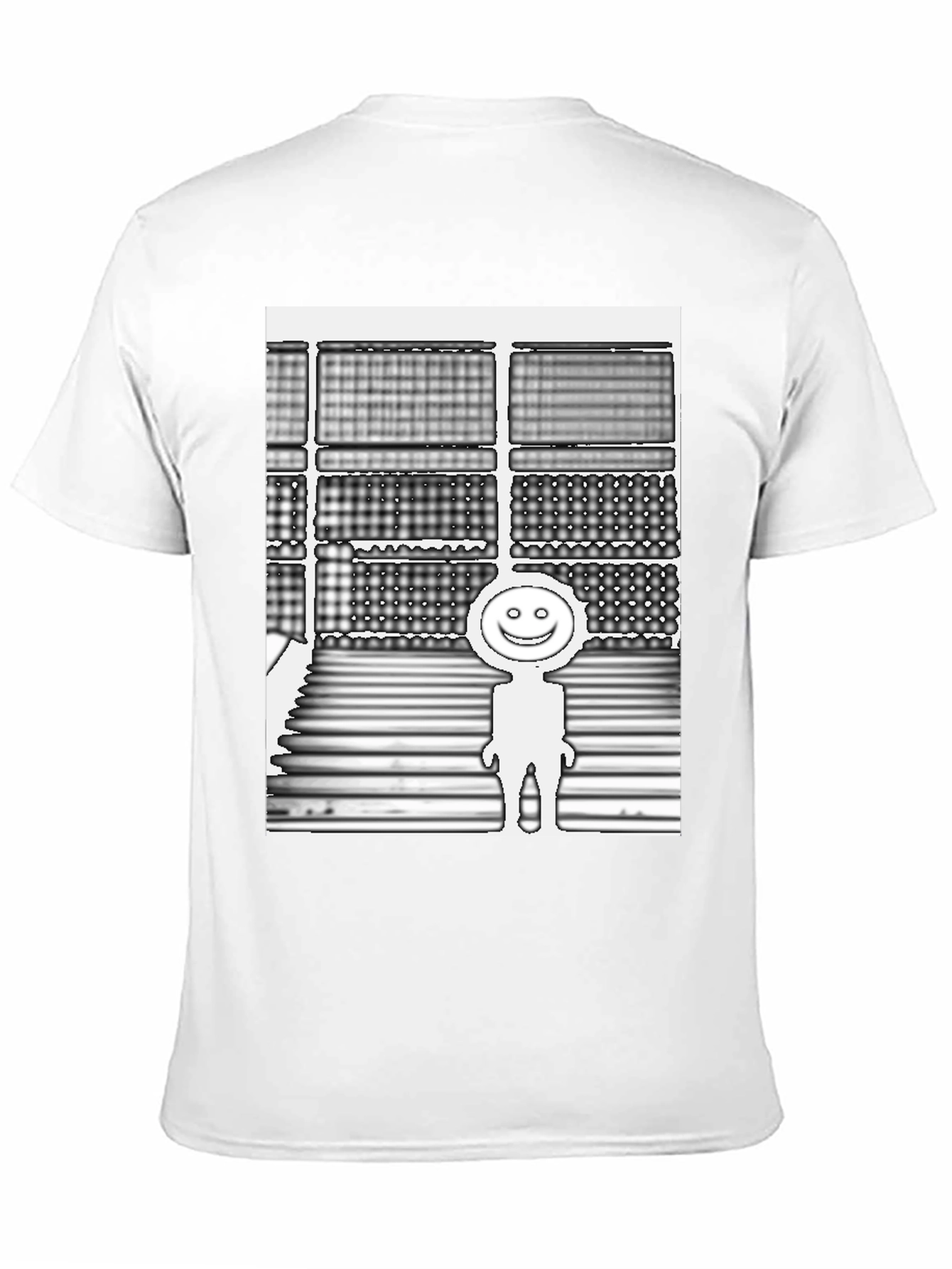 Smiley Guy Graphic Tee - Black