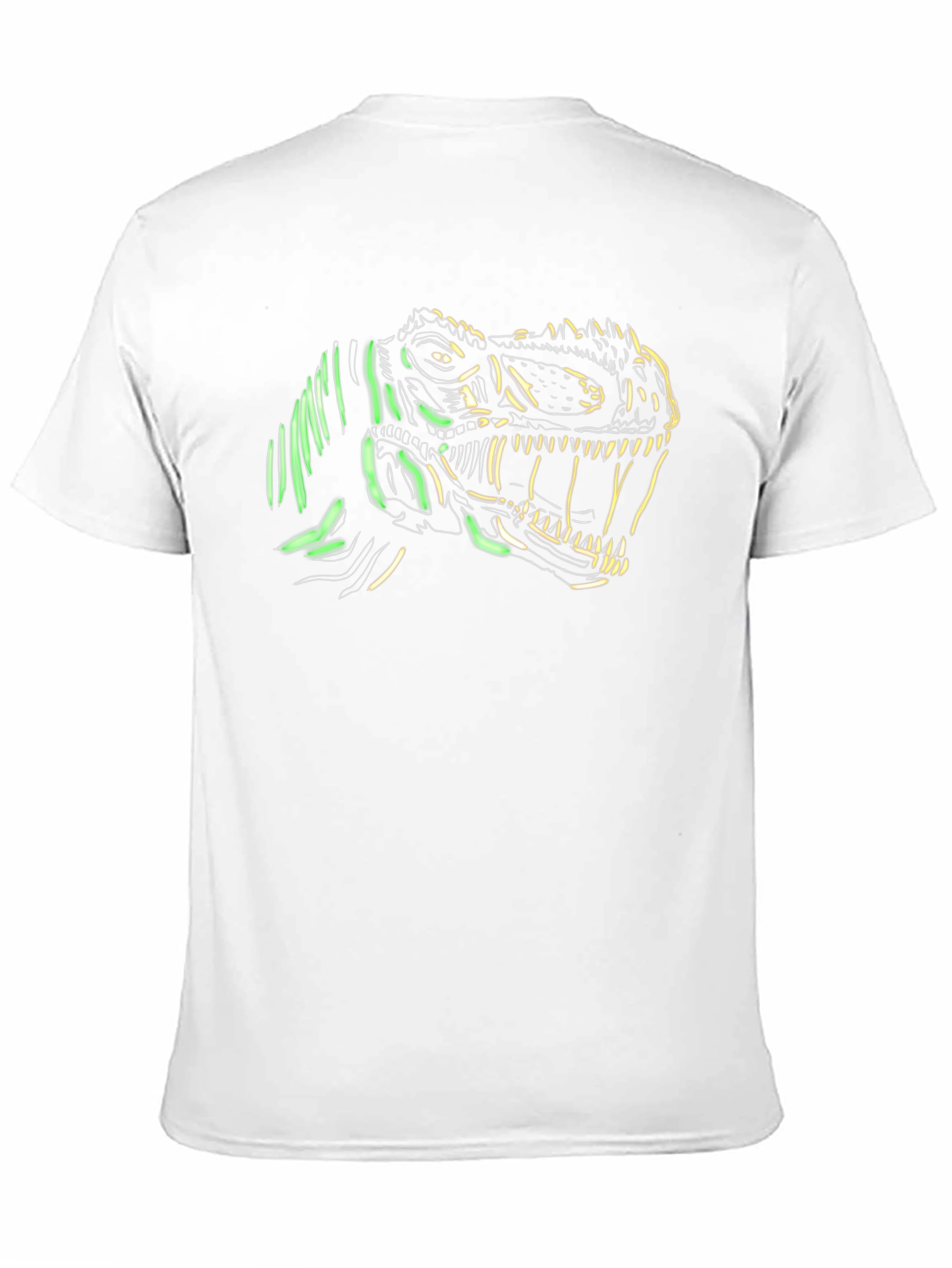 Dino Glow Graphic Tee - Mens Black T-Shirt