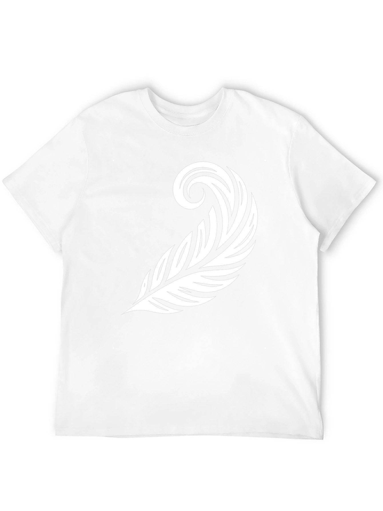 Feather Graphic Black Tee