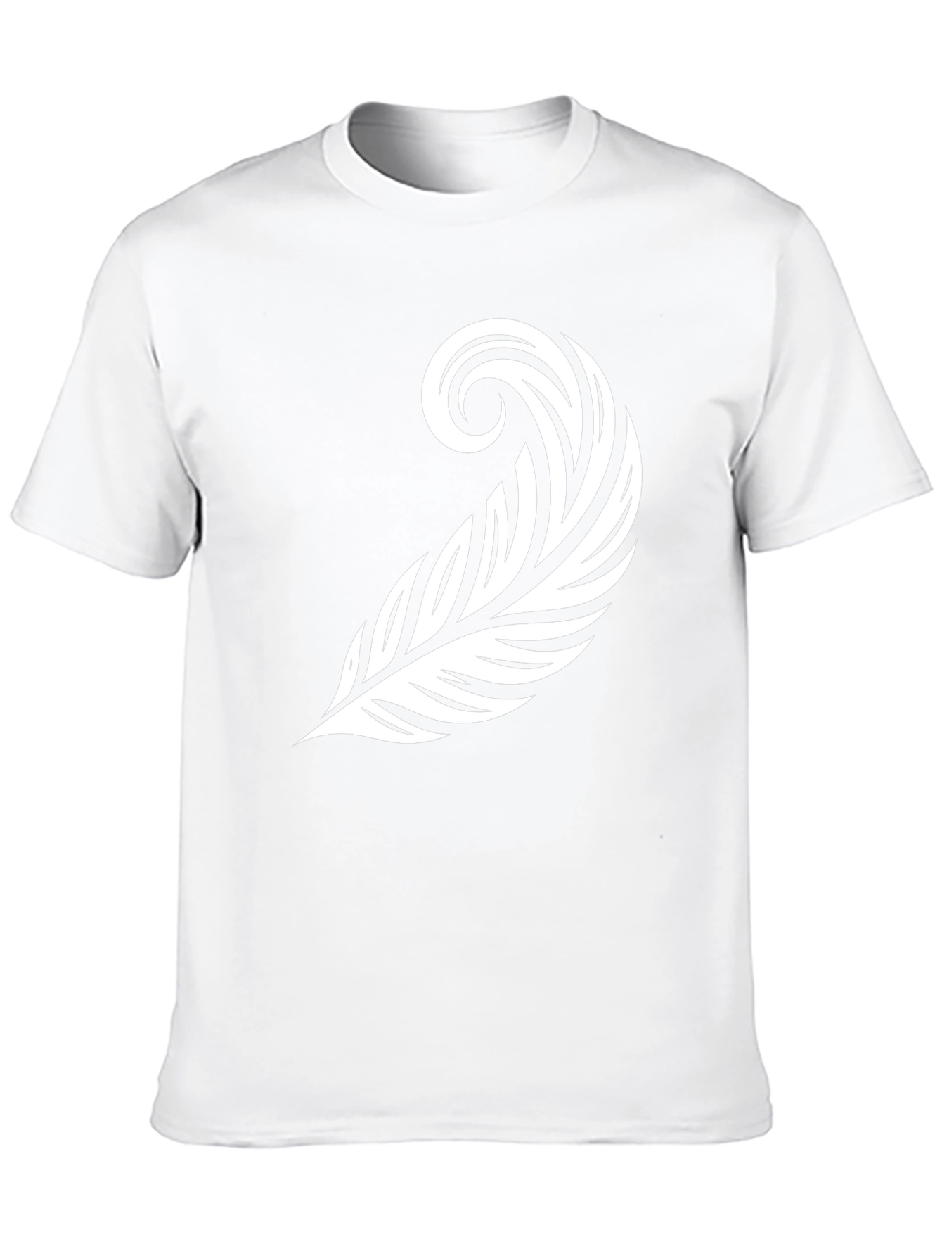 Feather Graphic Black Tee