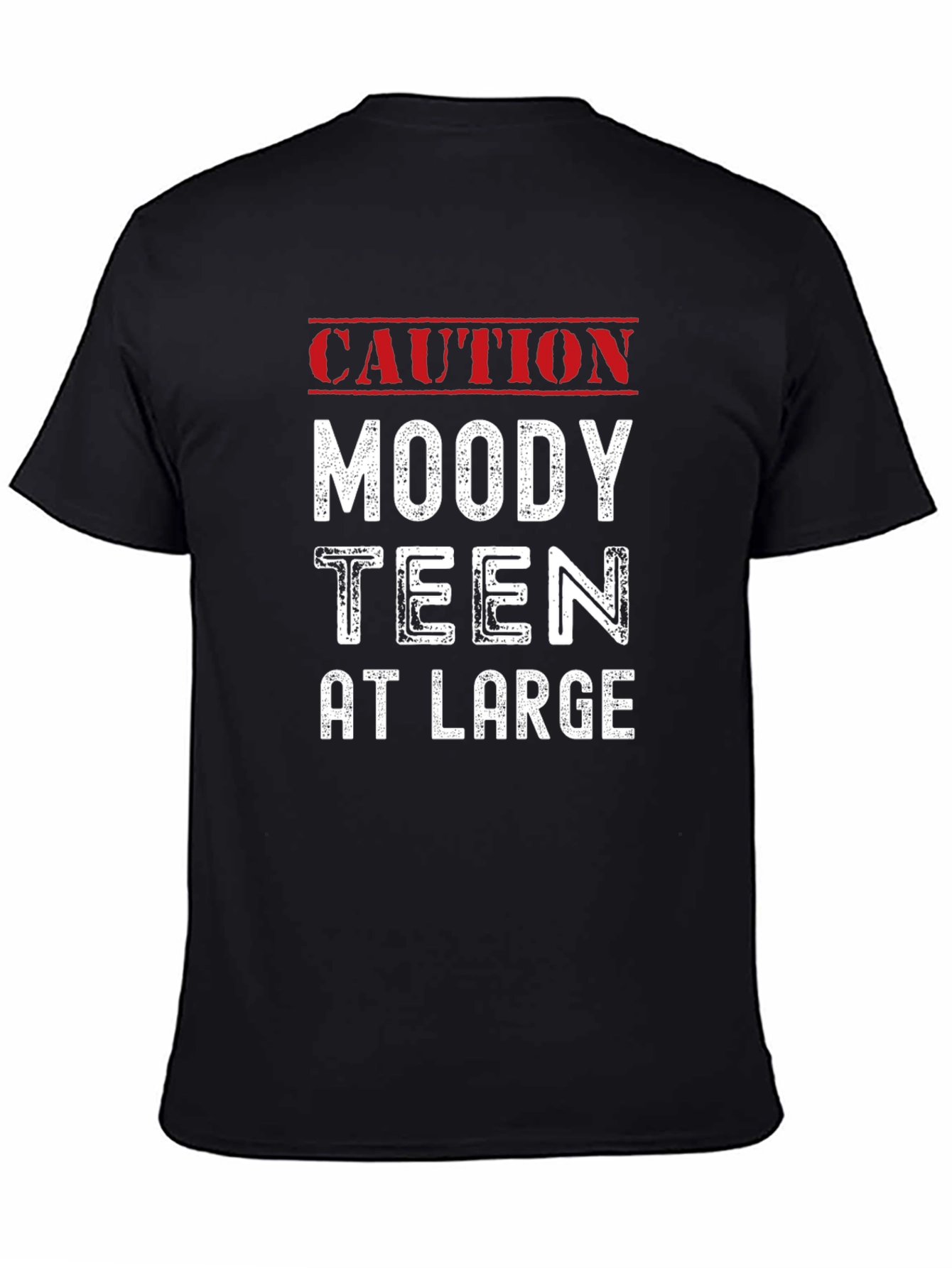 Caution Moody Teen T-Shirt