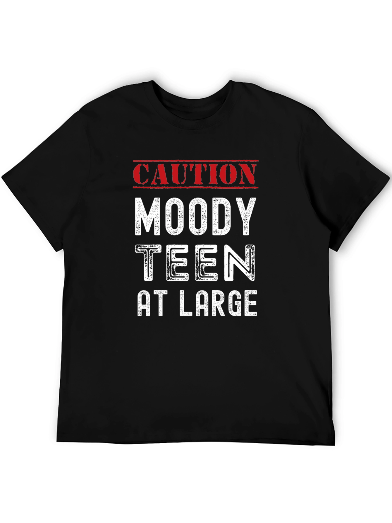 Caution Moody Teen T-Shirt