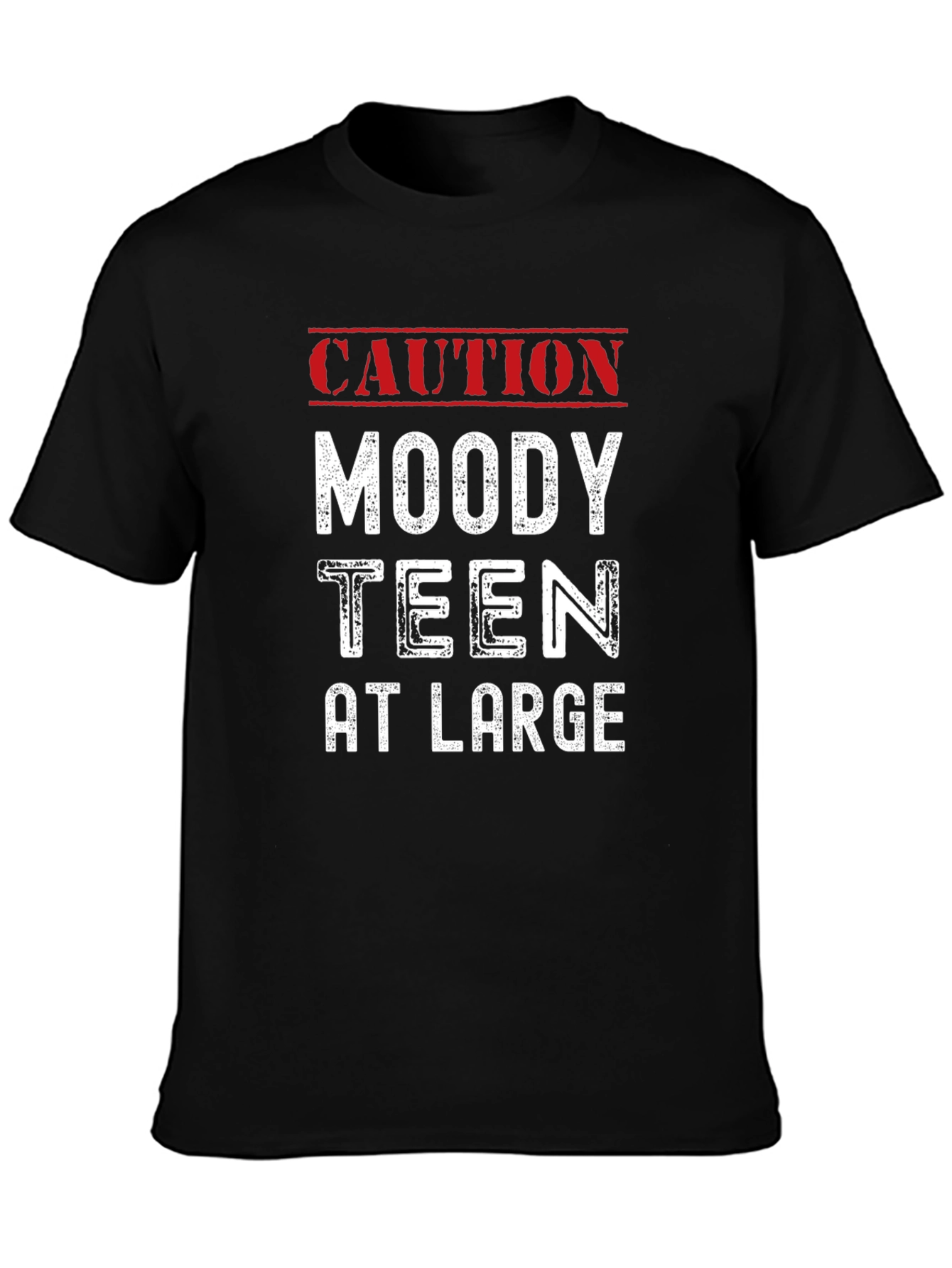 Caution Moody Teen T-Shirt