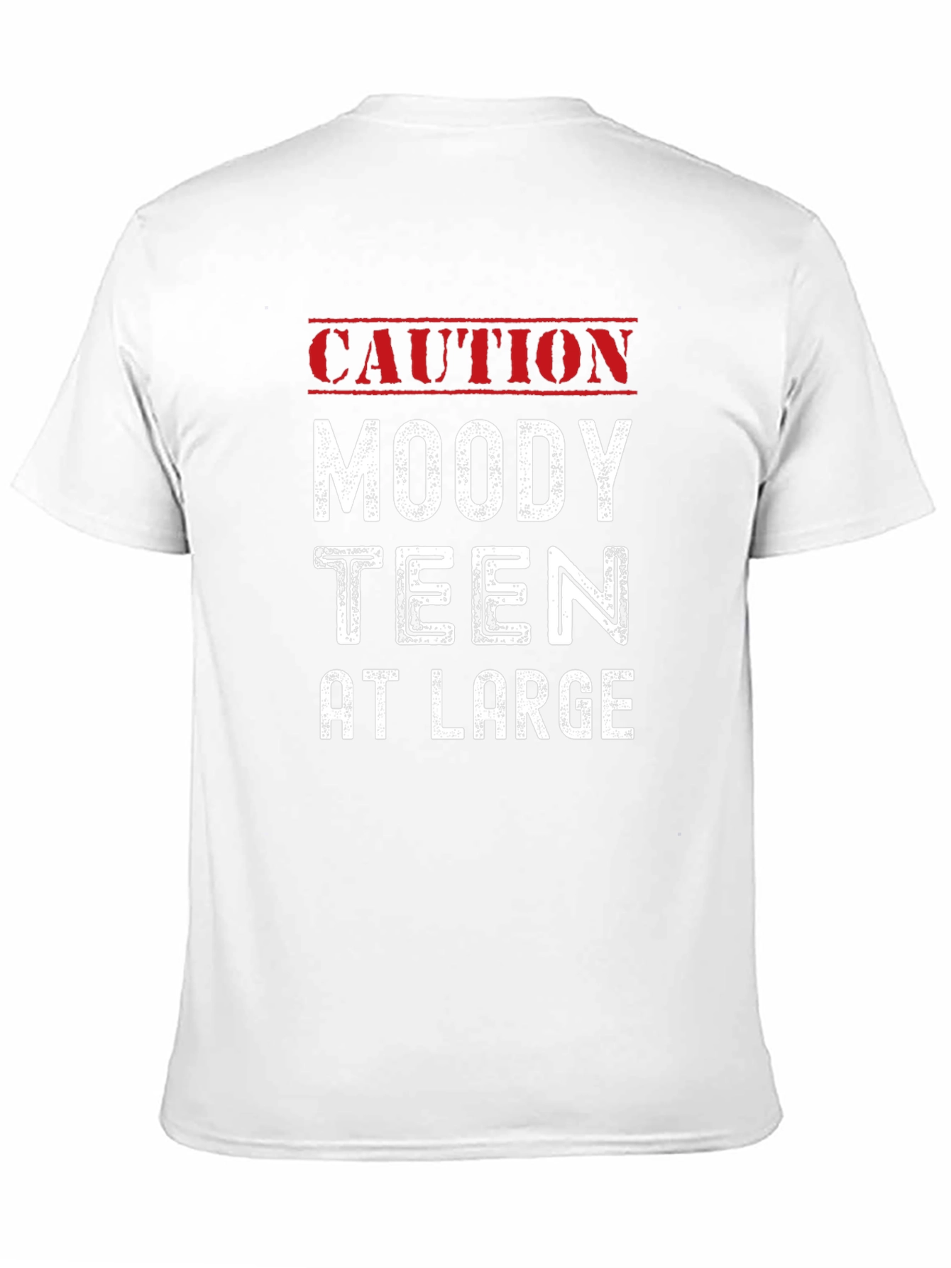 Caution Moody Teen T-Shirt