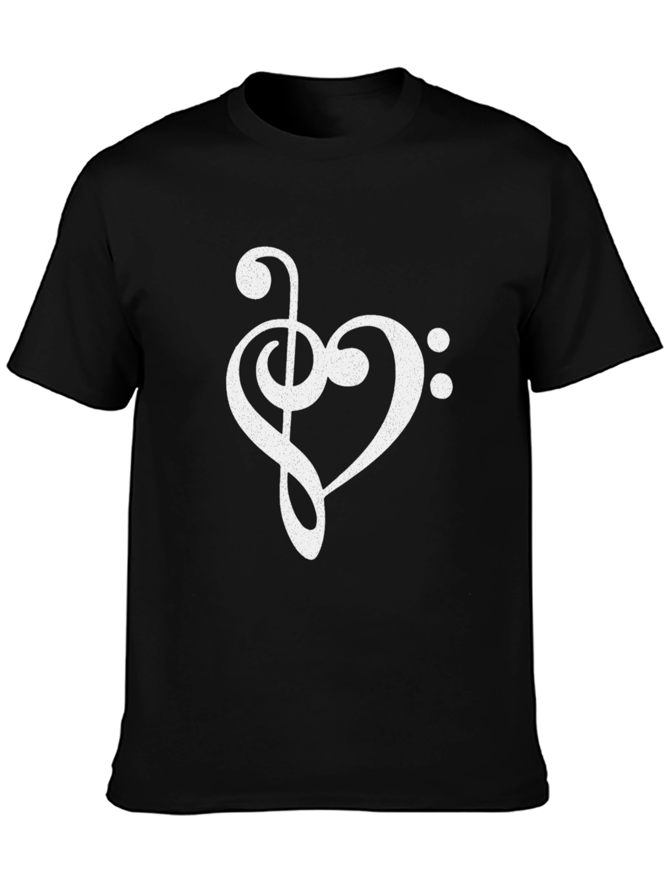 Musical Heart T-Shirt - Love Music