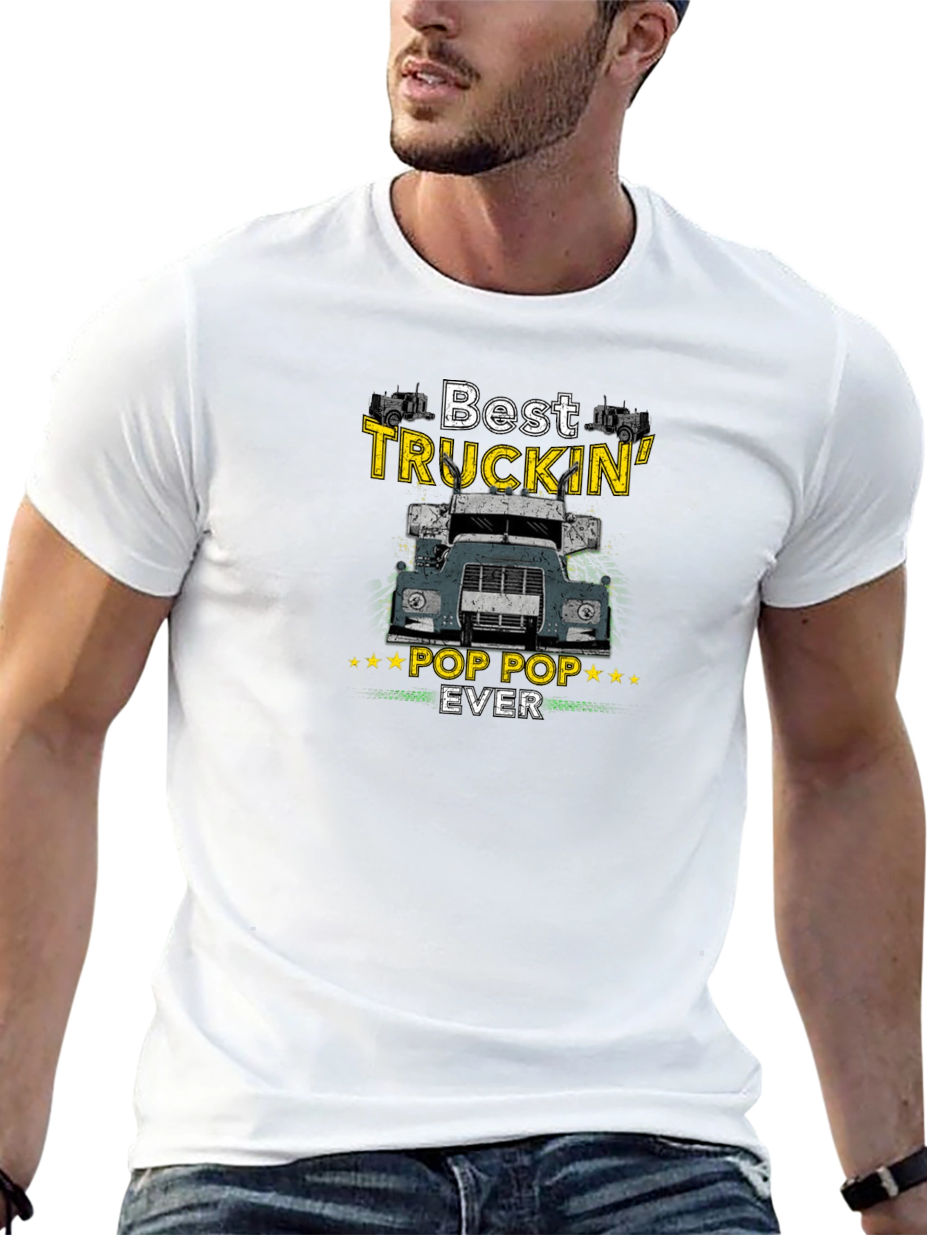 Best Truckin Pop Pop Ever T-Shirt