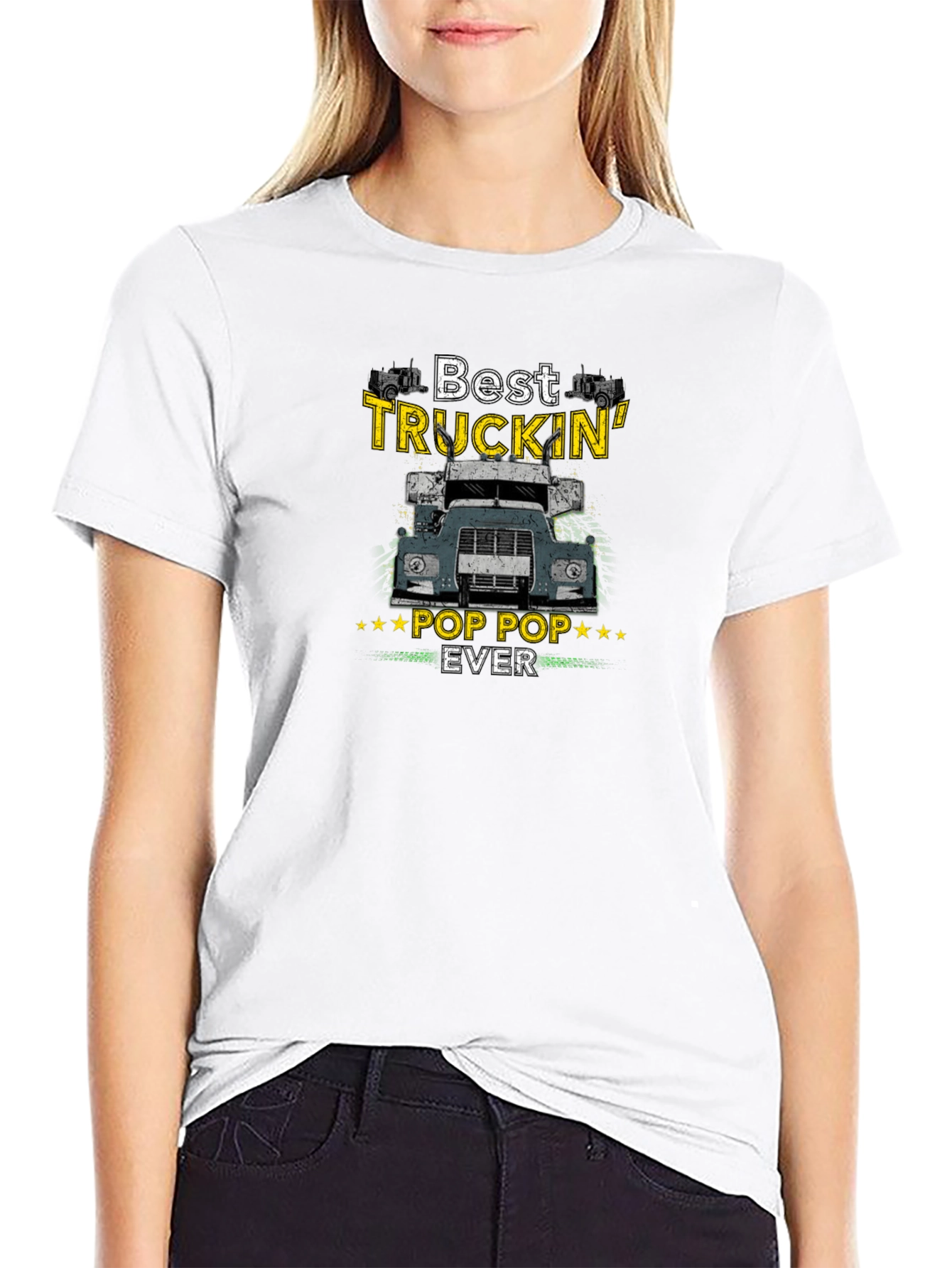 Best Truckin Pop Pop Ever T-Shirt