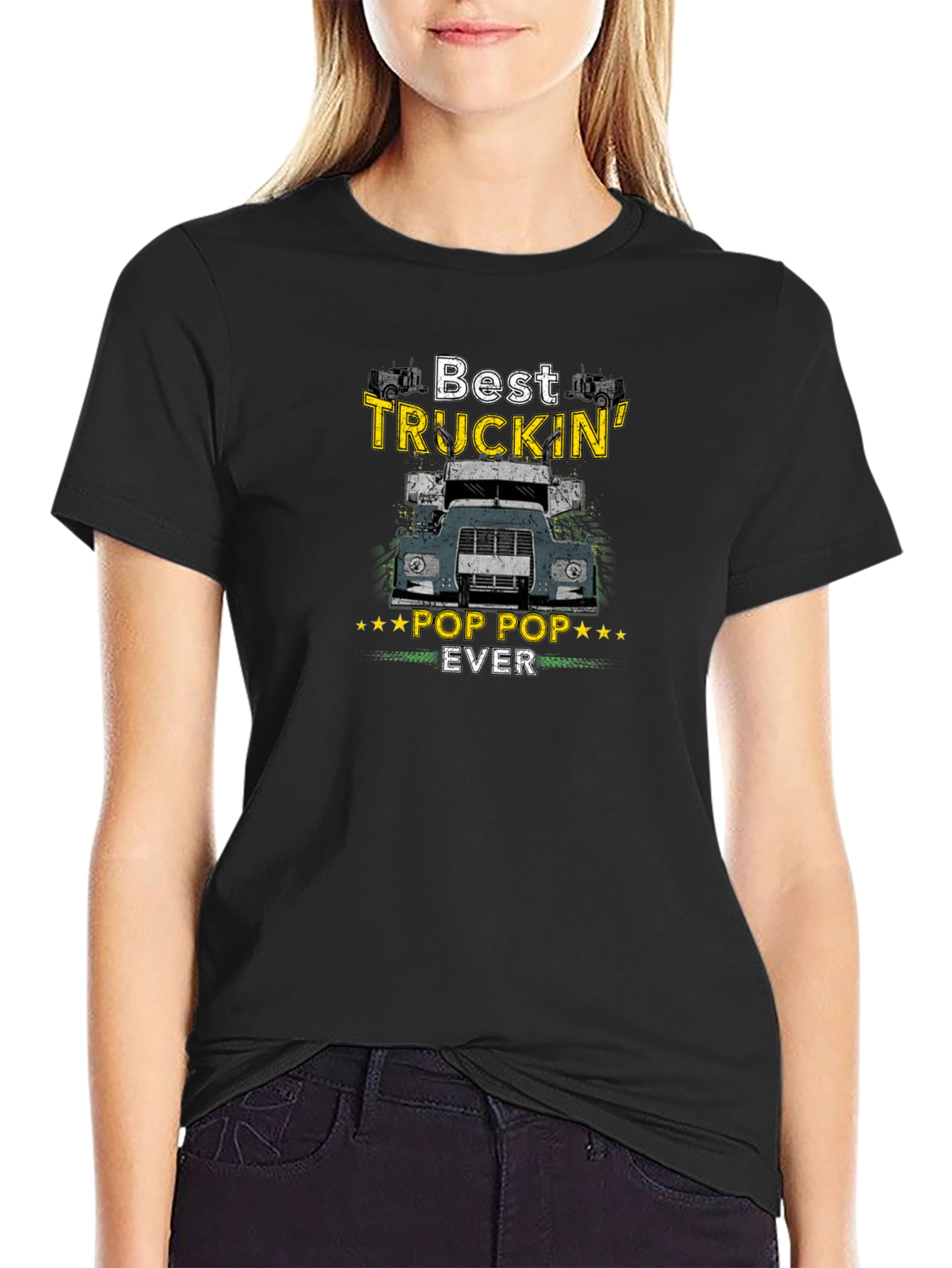 Best Truckin Pop Pop Ever T-Shirt