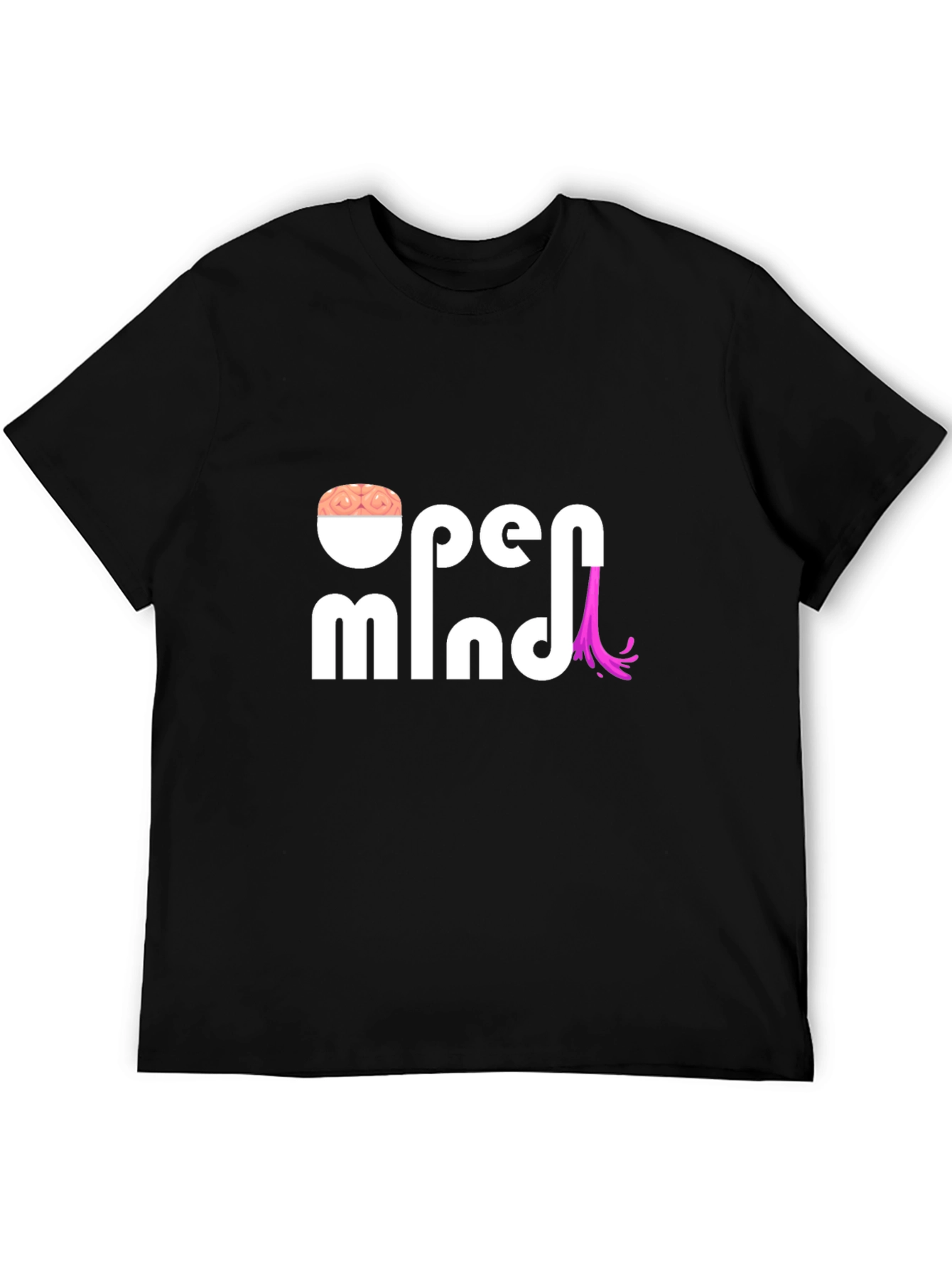 Open Mind Graphic T-Shirt - Brain Power